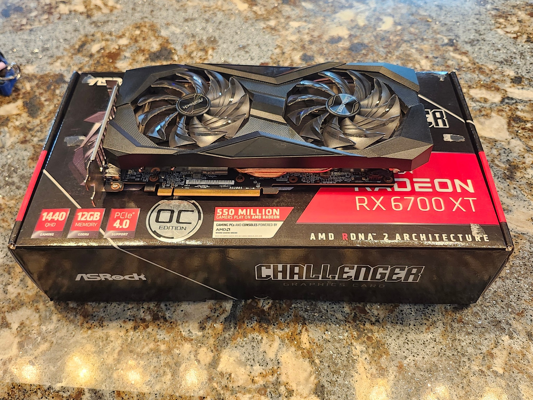 ASRock Challenger D OC Radeon RX 6700 XT