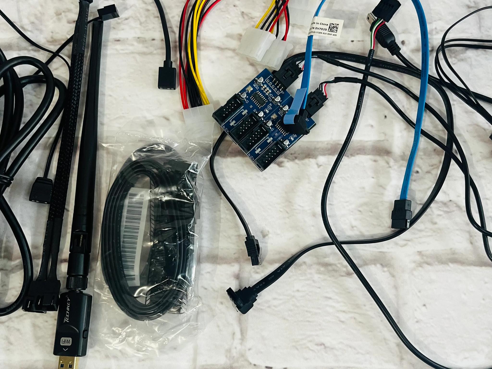 (SEE PICS) Random PC Cables and Accessories/1 WIFI Adaptor