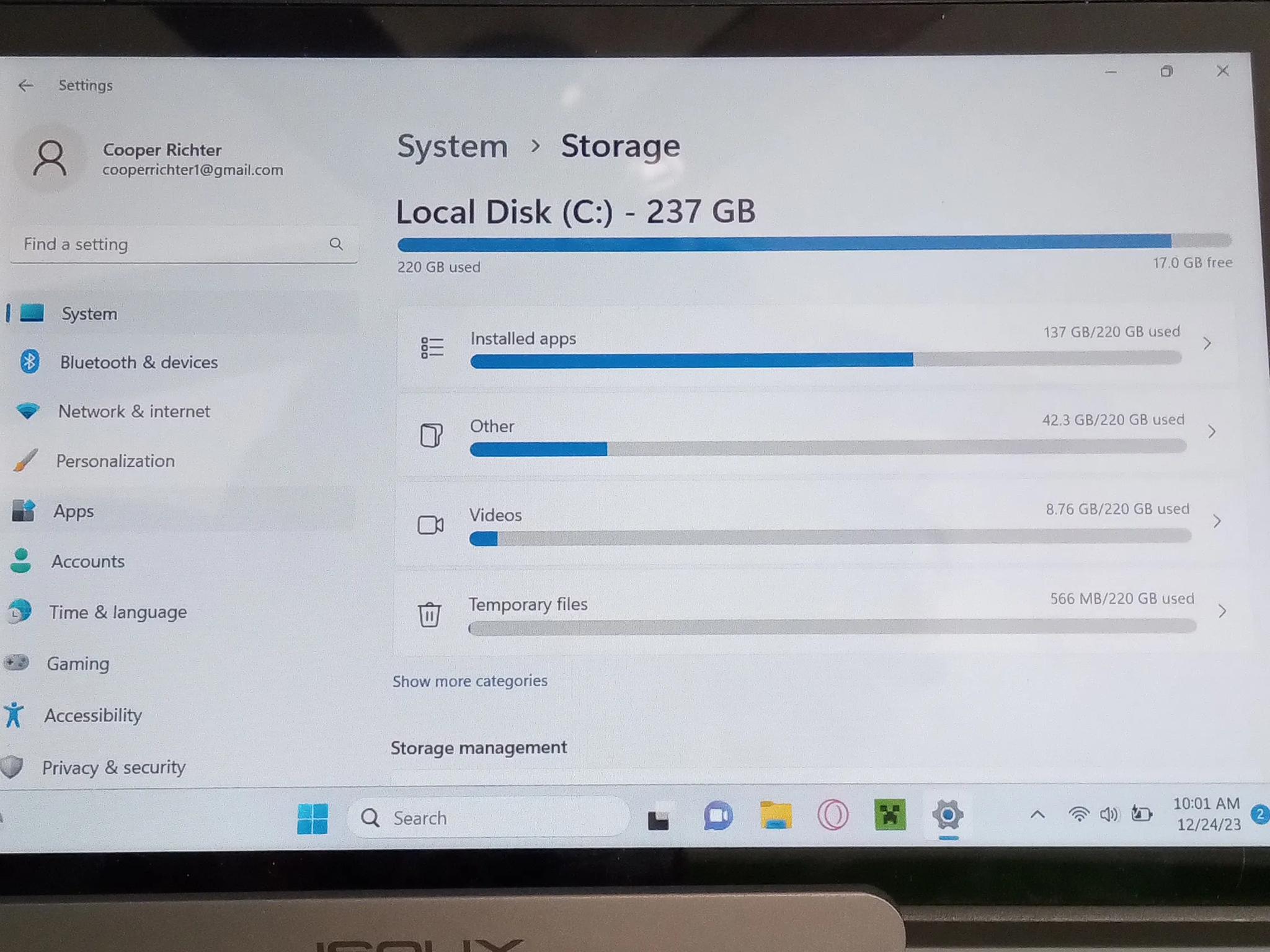 Windows 10 swapped 256GB LCD Steam Deck