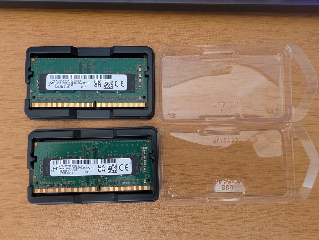 Micron 32GB (2x16GB) DDR4-3200 PC4-3200AA Laptop SO-DIMM Memory