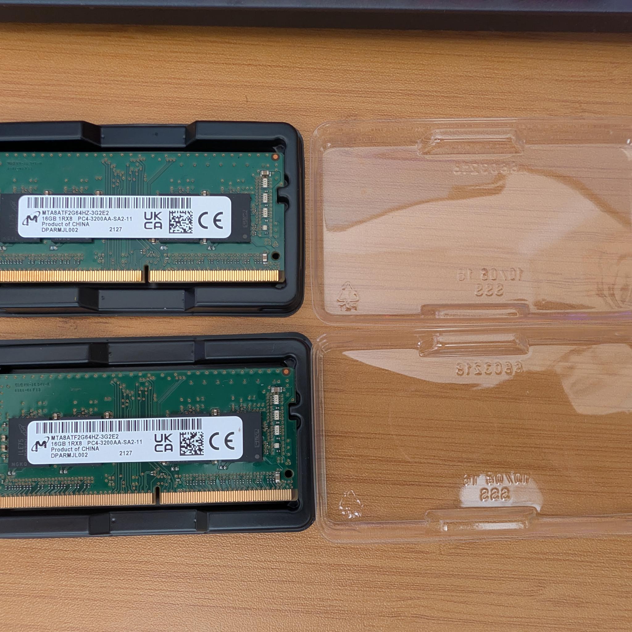 Micron 32GB (2x16GB) DDR4-3200 PC4-3200AA Laptop SO-DIMM Memory Kit | Tested