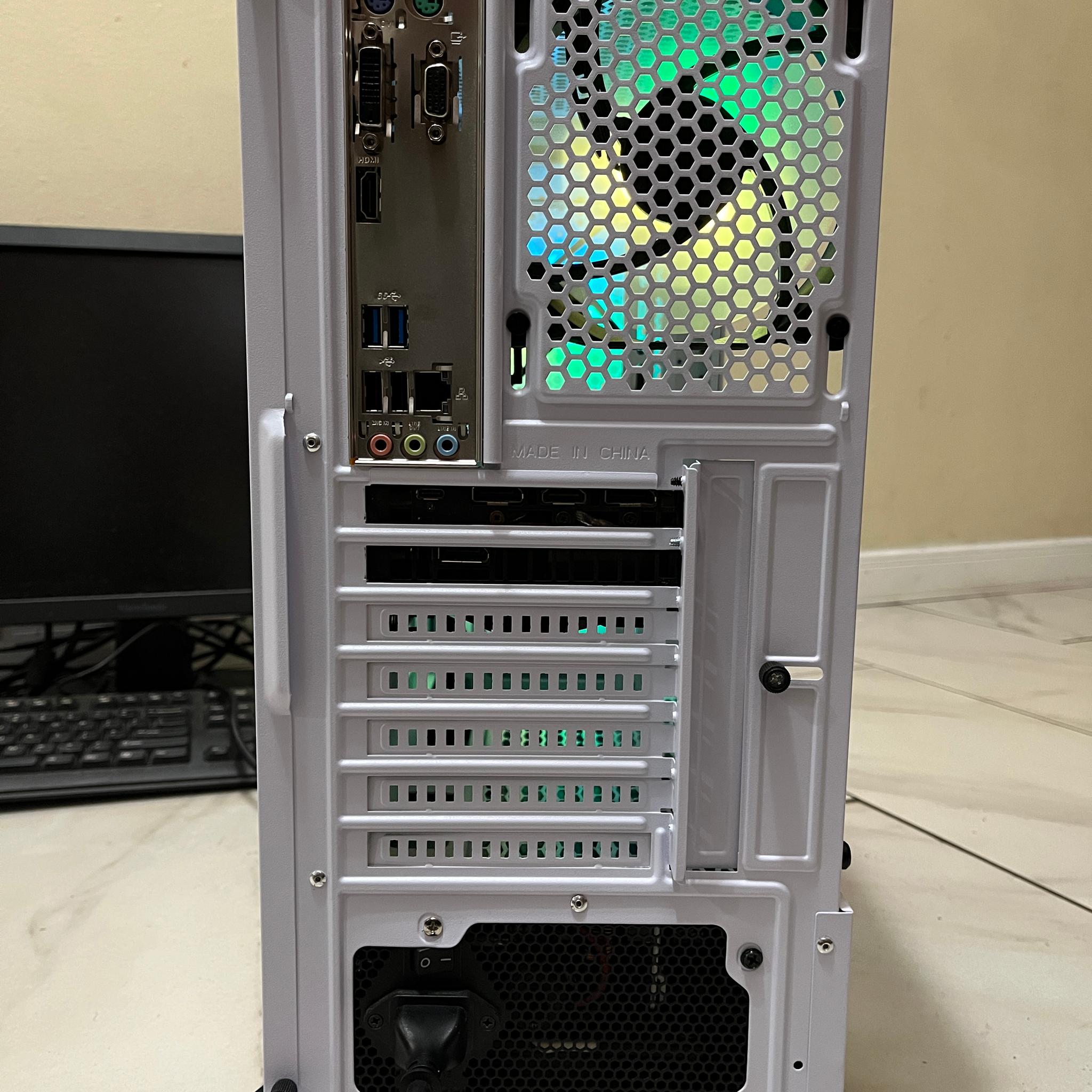 🟠🔥NVIDIA RTX 2080, Intel i5-10400, 16GB RAM, 870 GB Storage, High Performance RGB Gaming PC 🖥️