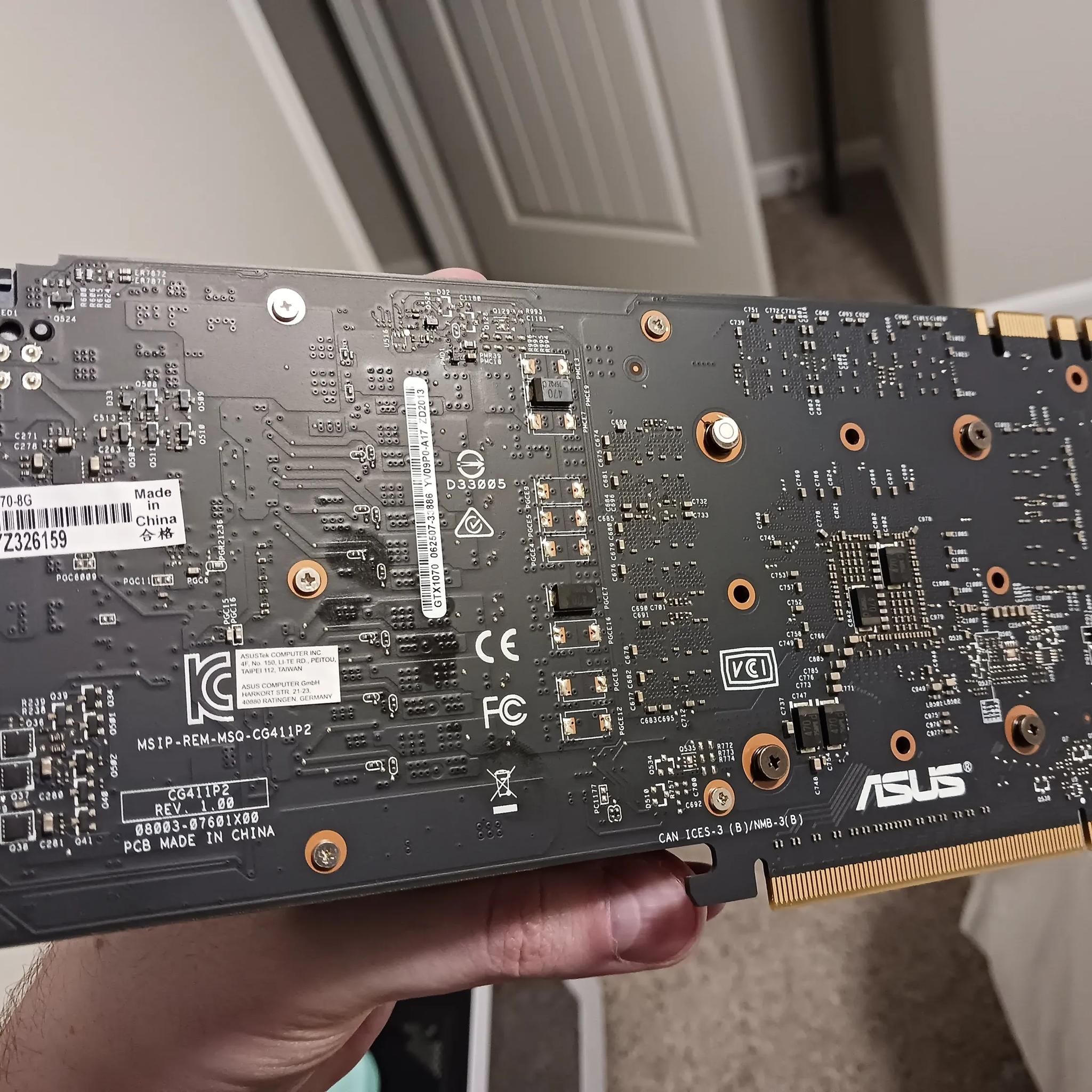 Asus Geforce GTX 1070 8GB Turbo