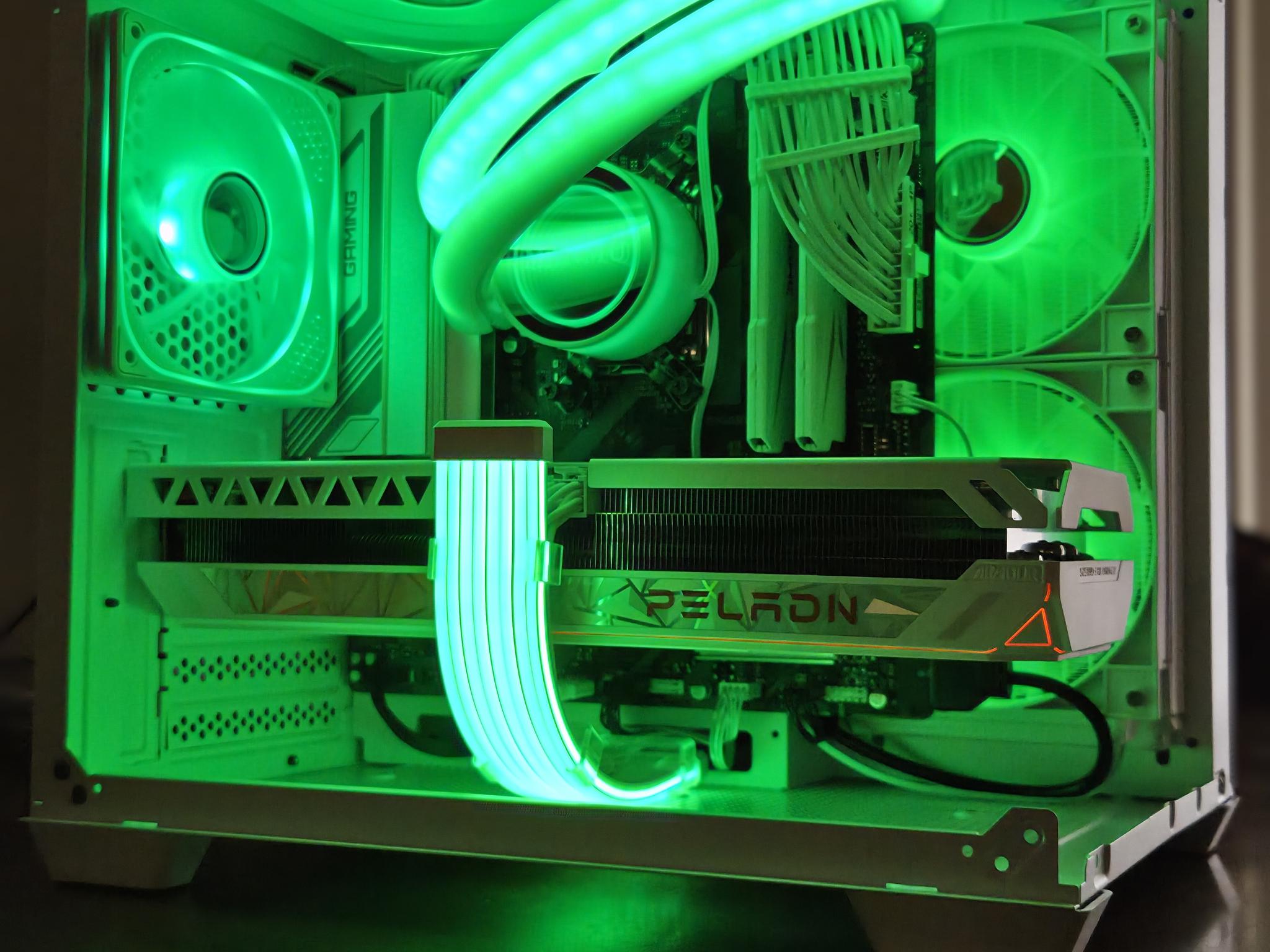 The Igloo!❄️ – Ryzen 5 7500F • RTX 3070 Ti • 32GB DDR5 6000 • 1TB Gen4 NVMe • White RGB Gaming PC