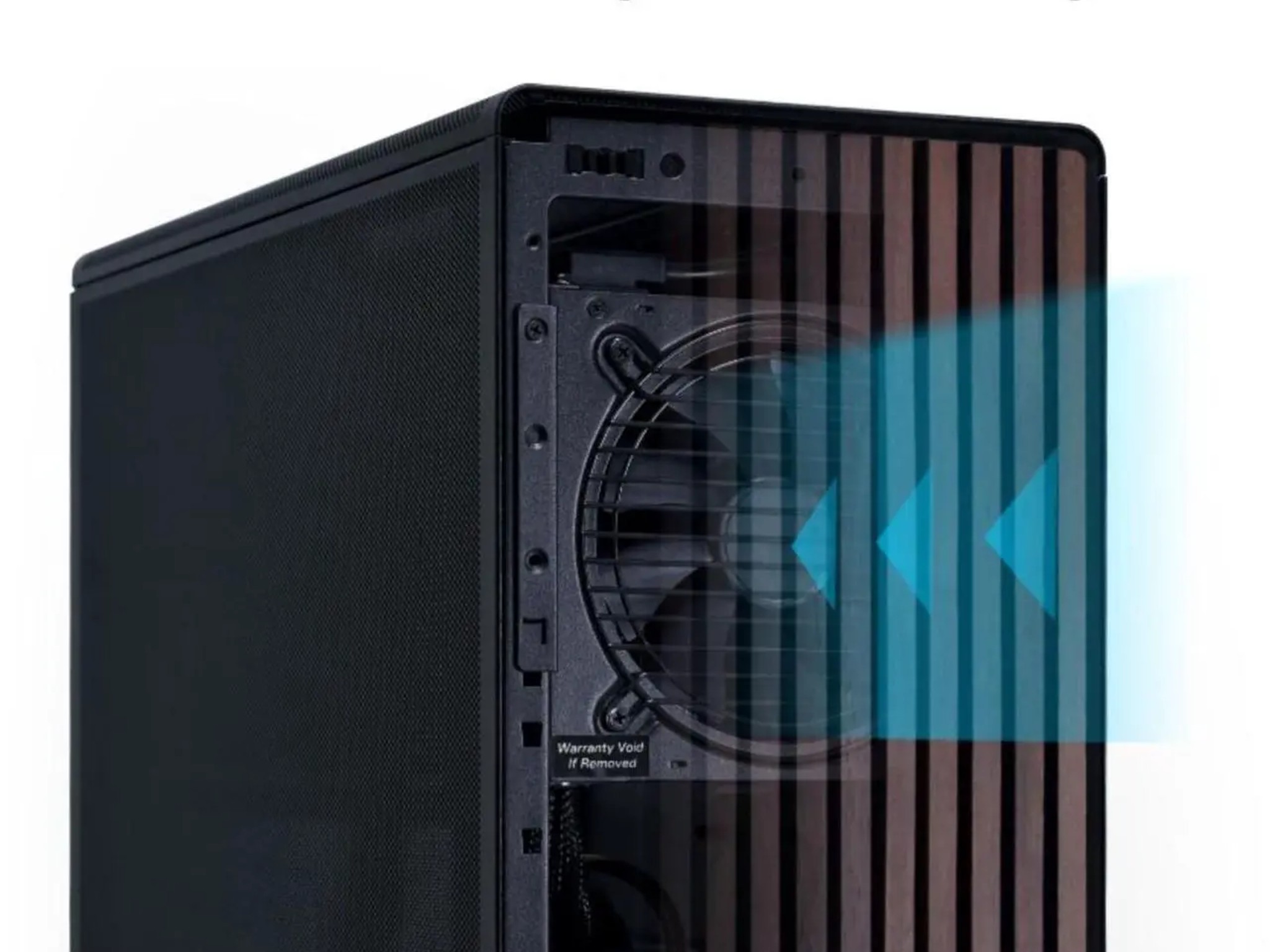 Lian Li A3-mATX Wood Edition Micro ATX Case Supports 360mm AIO Cooler & 415mm GPU | Black