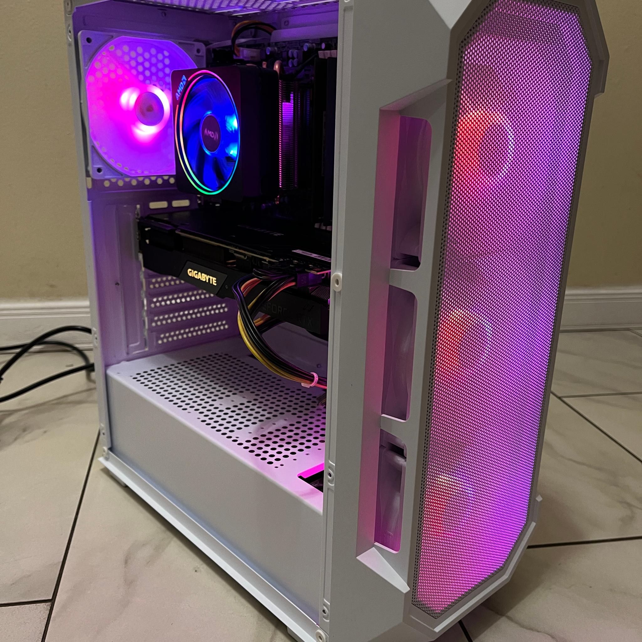🟠🔥RTX 2080, AMD Ryzen 5 3600, 16GB RAM, 1.2 TB Storage, High FPS Custom RGB Gaming PC 🖥️🔥