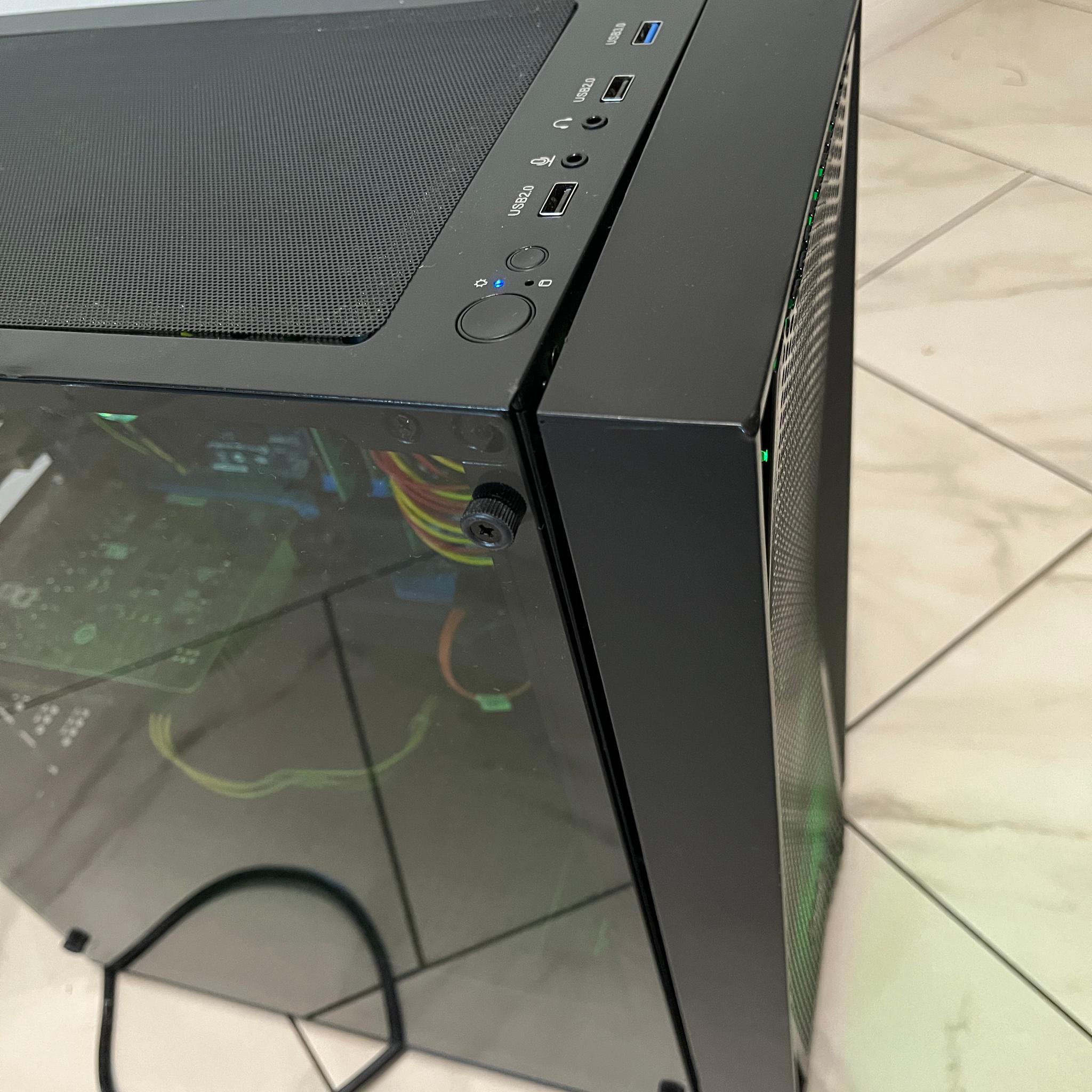 Budget Gaming PC-Intel i7-4770,NVIDIA GTX 1660S,16GB RAM,750GB Storage, w/ Wi-Fi & BT*Defective Case