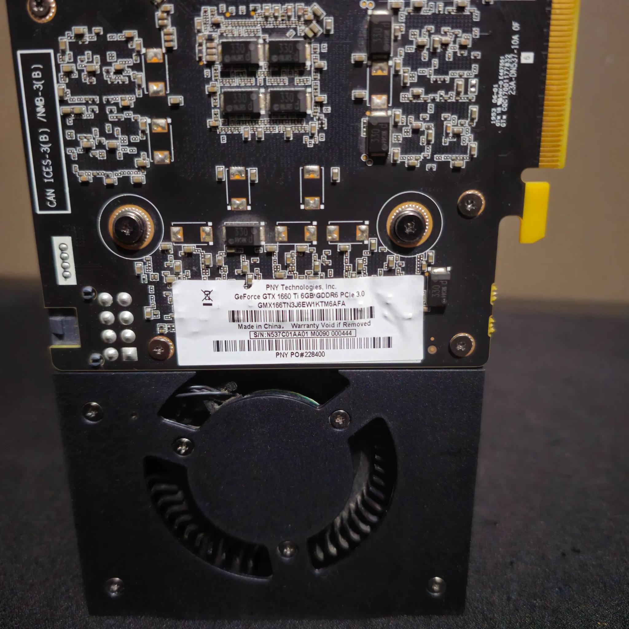 PNY GTX 1660 Ti Blower