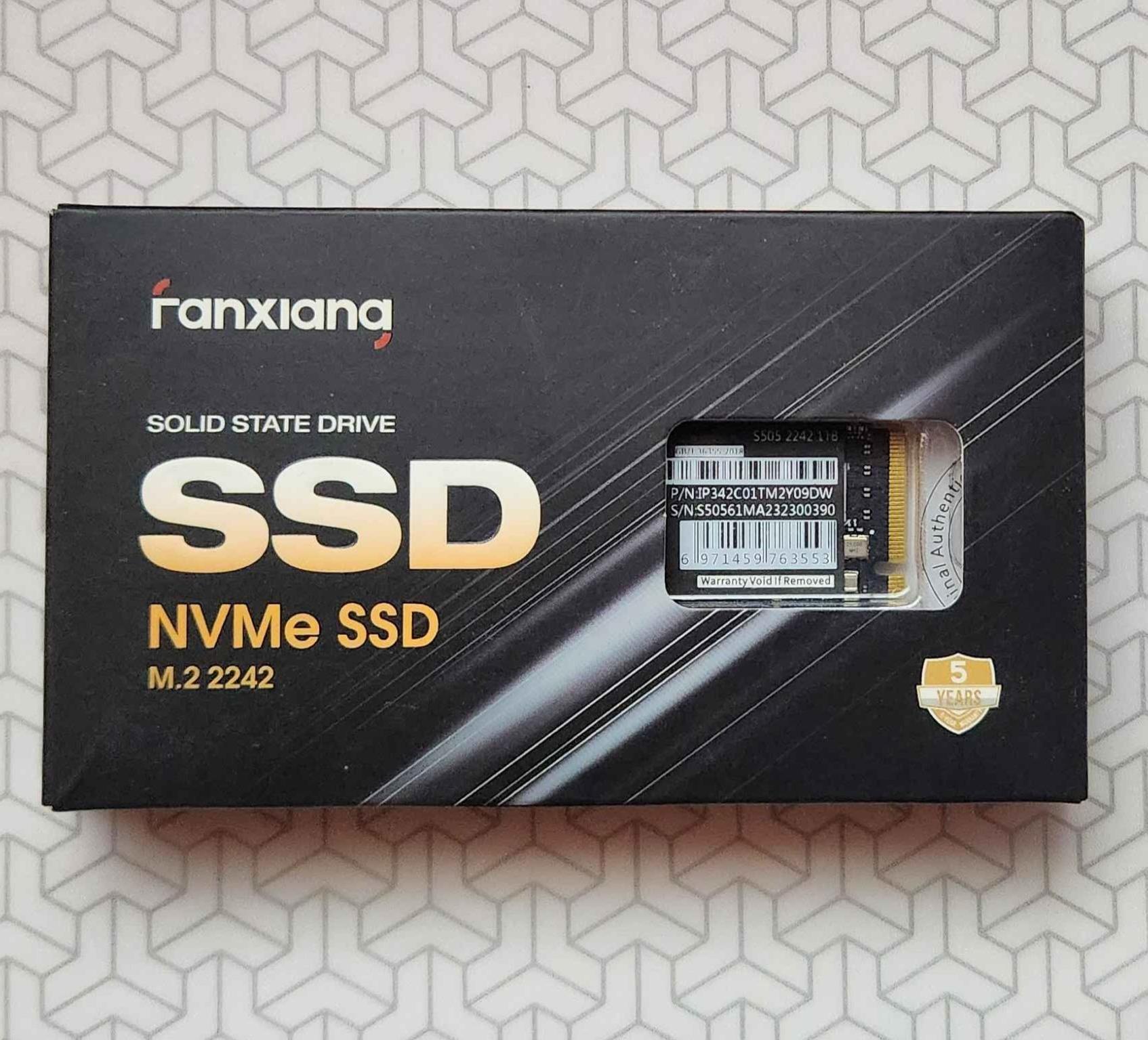 Fanxiang S505 1TB NVMe SSD M.2 2242 PCIe 3.0 – Ultra-Fast Read/Write Speeds!