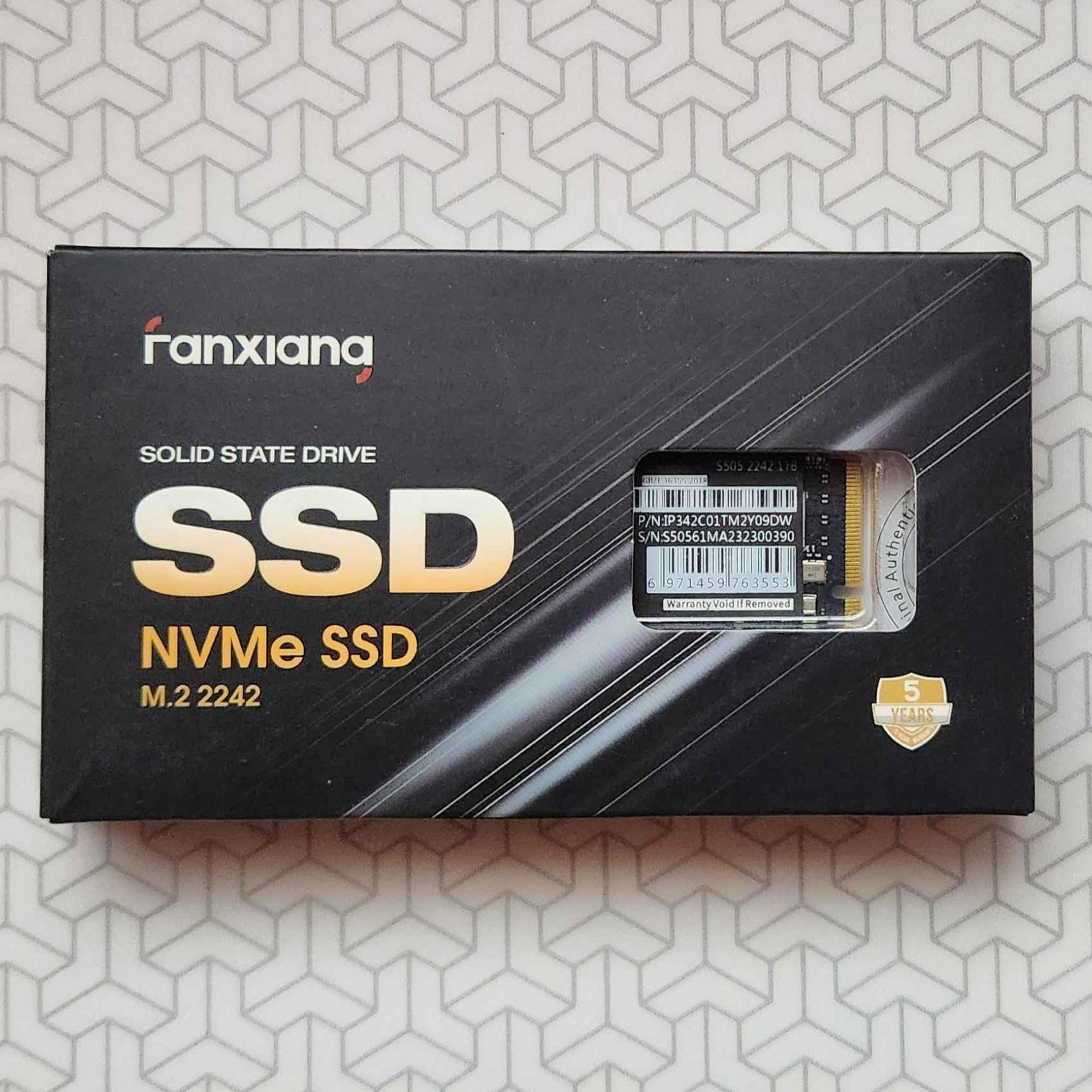 Fanxiang S505 1TB NVMe SSD M.2 2242 PCIe 3.0 – Ultra-Fast Read/Write Speeds!