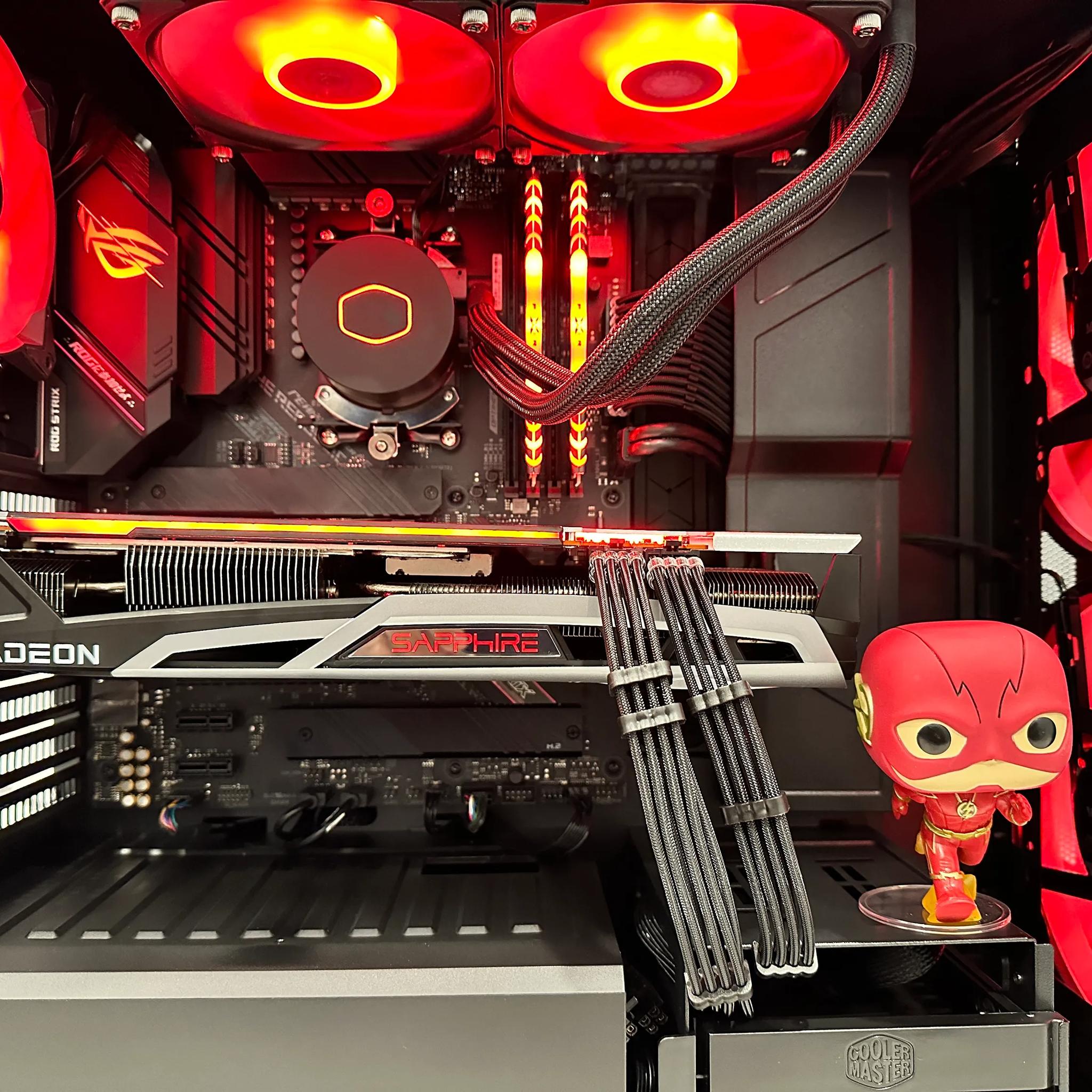 🔴The Flash🔴-Gaming PC-AMD Radeon RX 6800 XT 16GB-AMD Ryzen 7 5700G 8-Core-16GB DDR4-1TB NVME