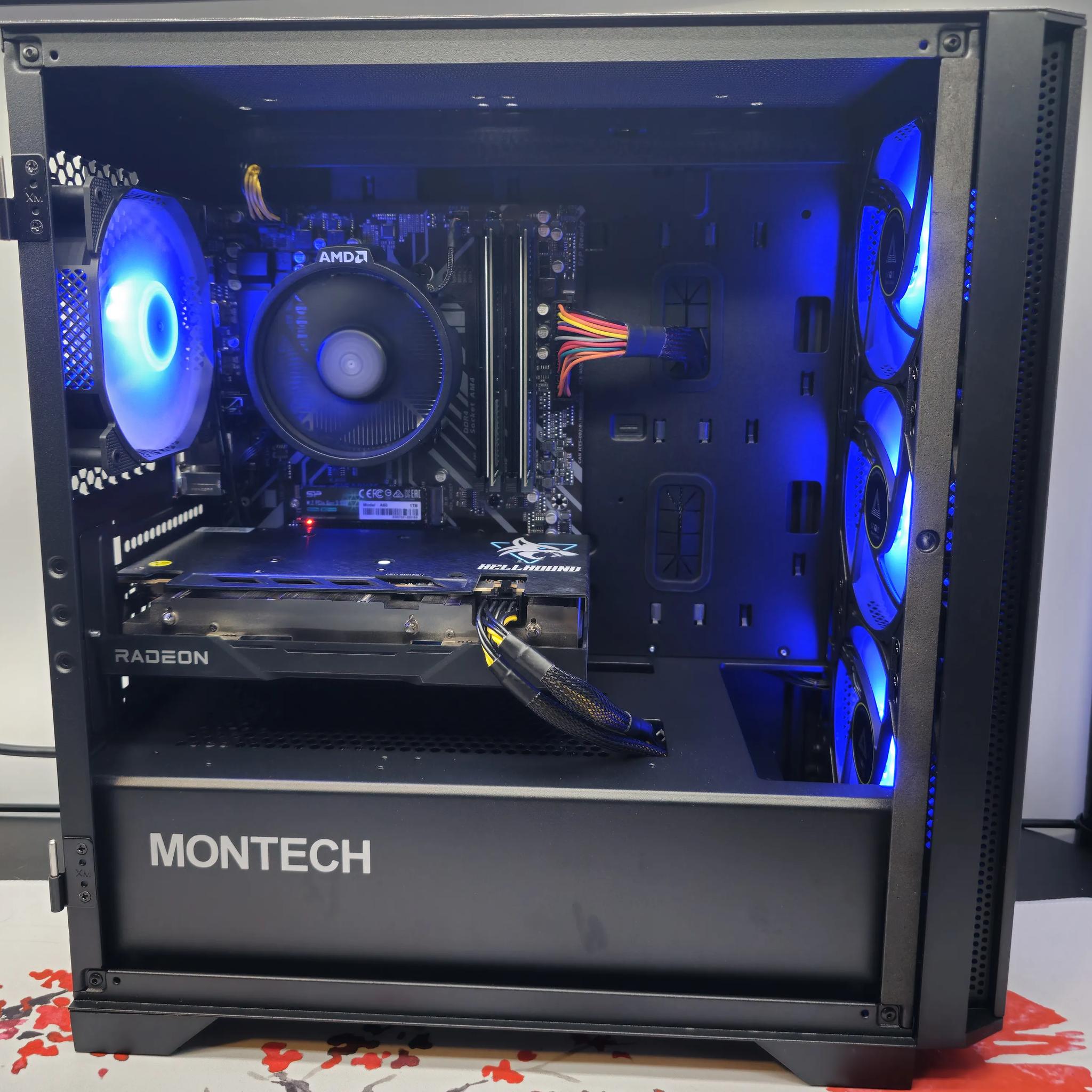Budget Baller Gaming RIG Ryzen 5 3600 / 16GB DDR4/ 1TB SSD / RX570X