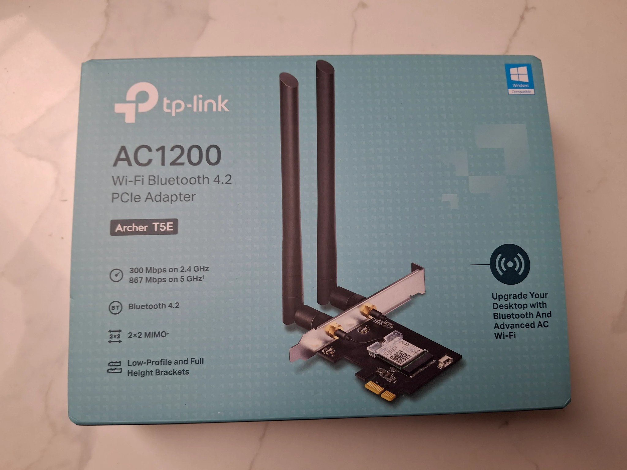 tp-link AC1200 Wi-Fi Bluetooth 4.2 PCIe Adapter