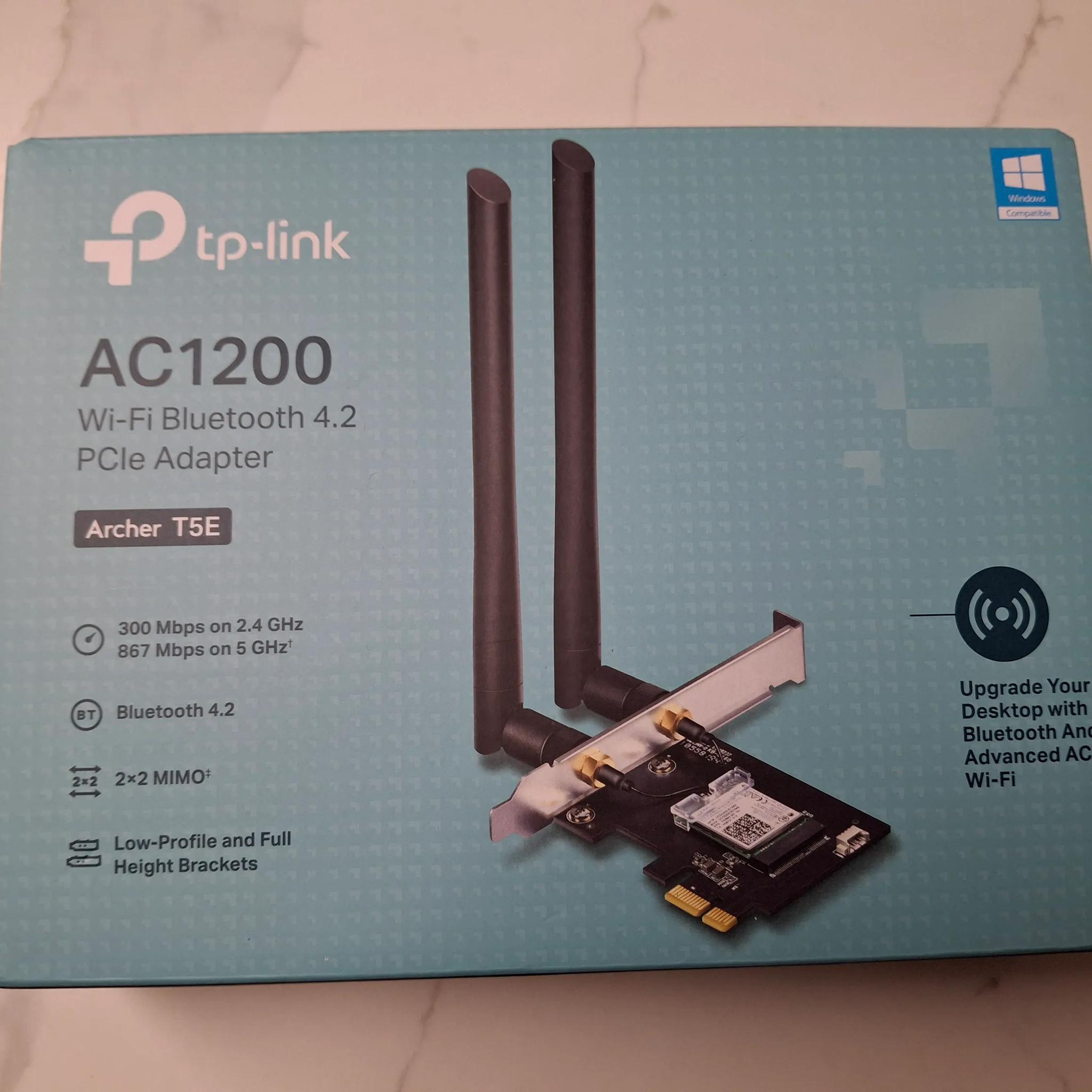 tp-link AC1200 Wi-Fi Bluetooth 4.2 PCIe Adapter