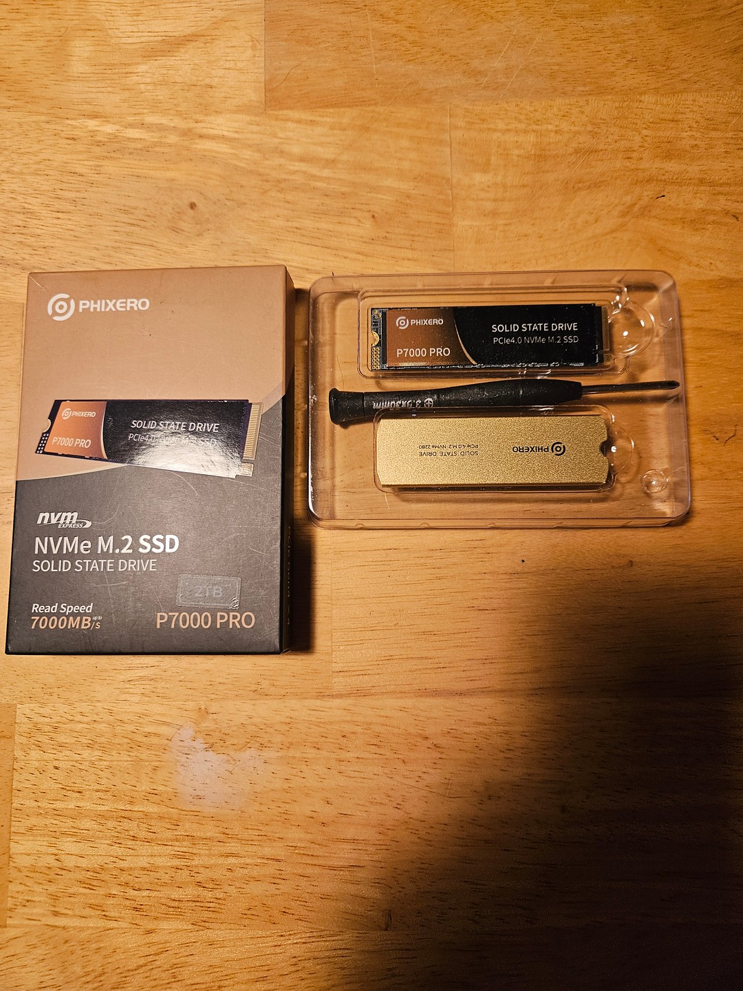 2TB Phixero P7000 Pro SSD with Heatsink | Jawa