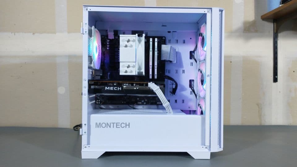 White Mid Range PC Build | Intel i3-12100F | RX 6600 | 16GB DDR4 RAM
