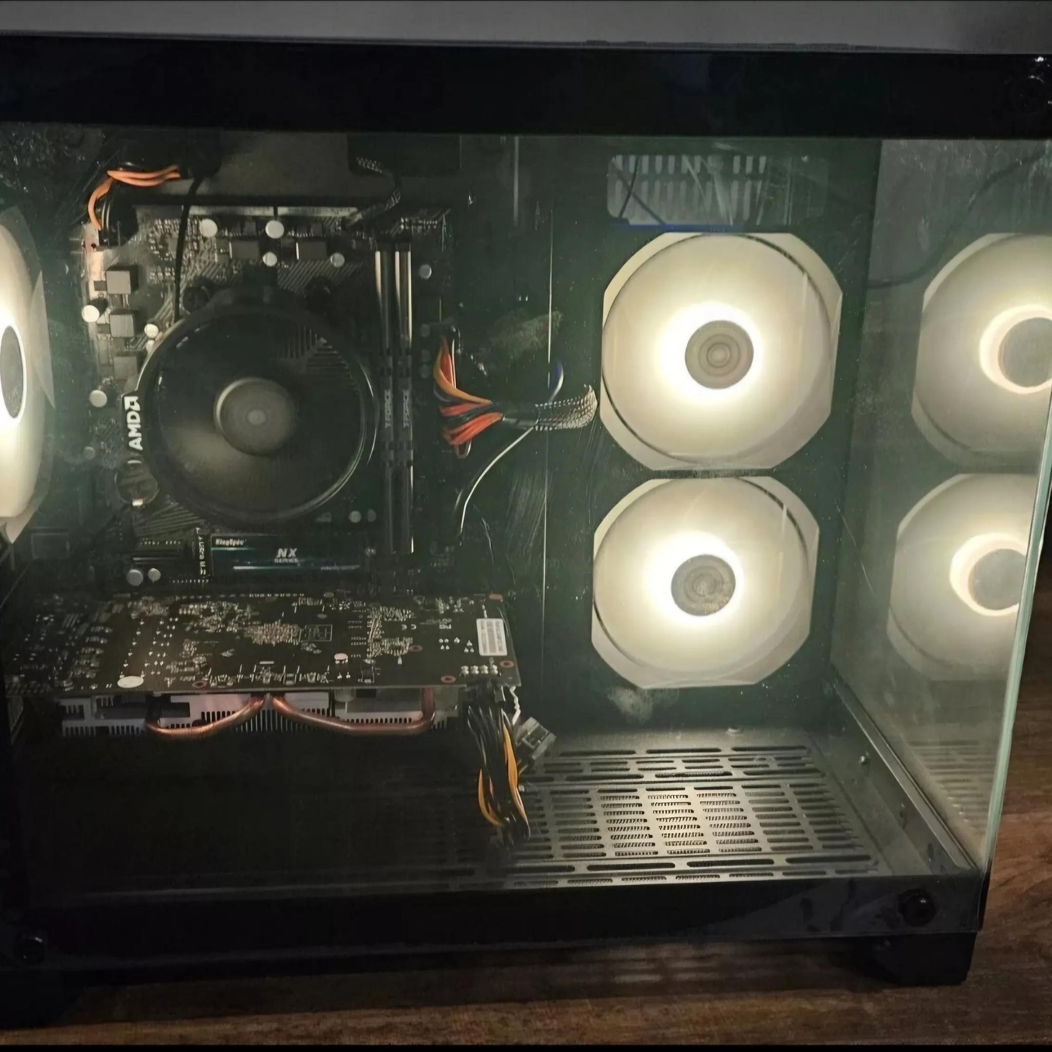Custom Gaming PC | Ryzen 5 5500, RX580 2048SP 8GB, 16GB DDR4, 1TB Nvme SSD, Windows 11 Pro, Wifi USB