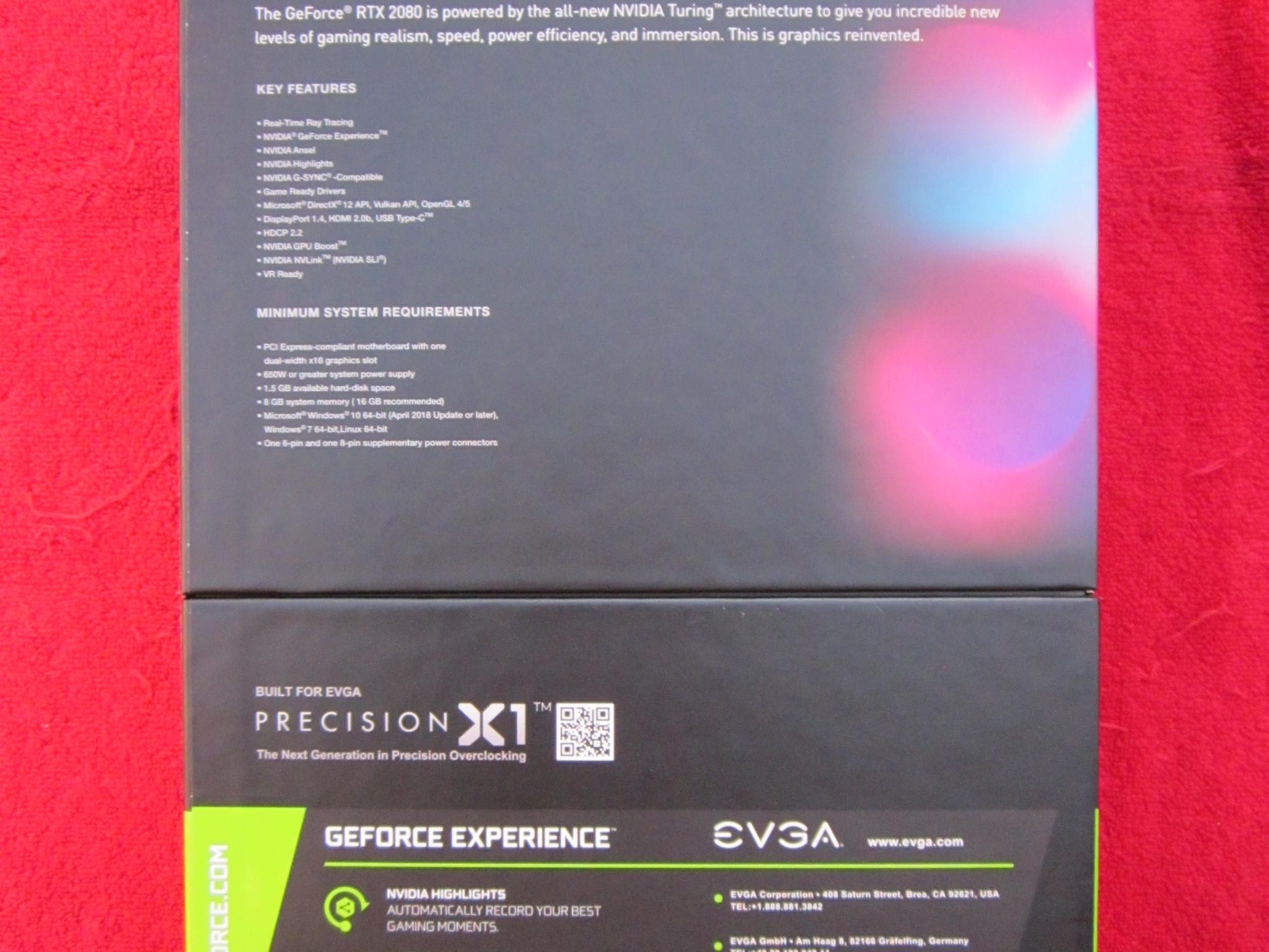 EVGA GeForce RTX 2080 XC Gaming 8GB GDDR6 Graphics Card (08G-P4-2182-KR)