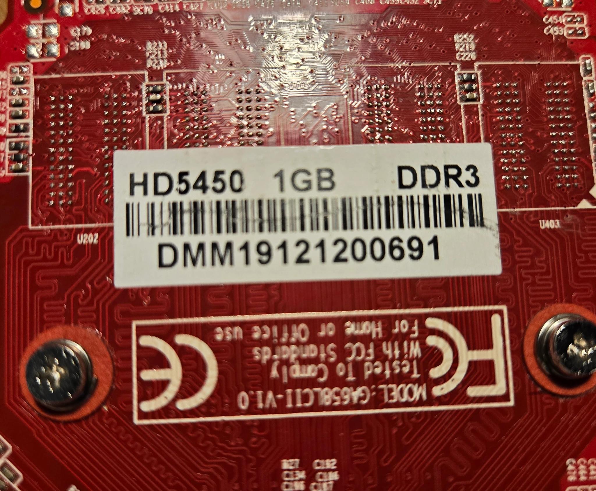 USED AMD Radeon HD 5450 1GB DDR3