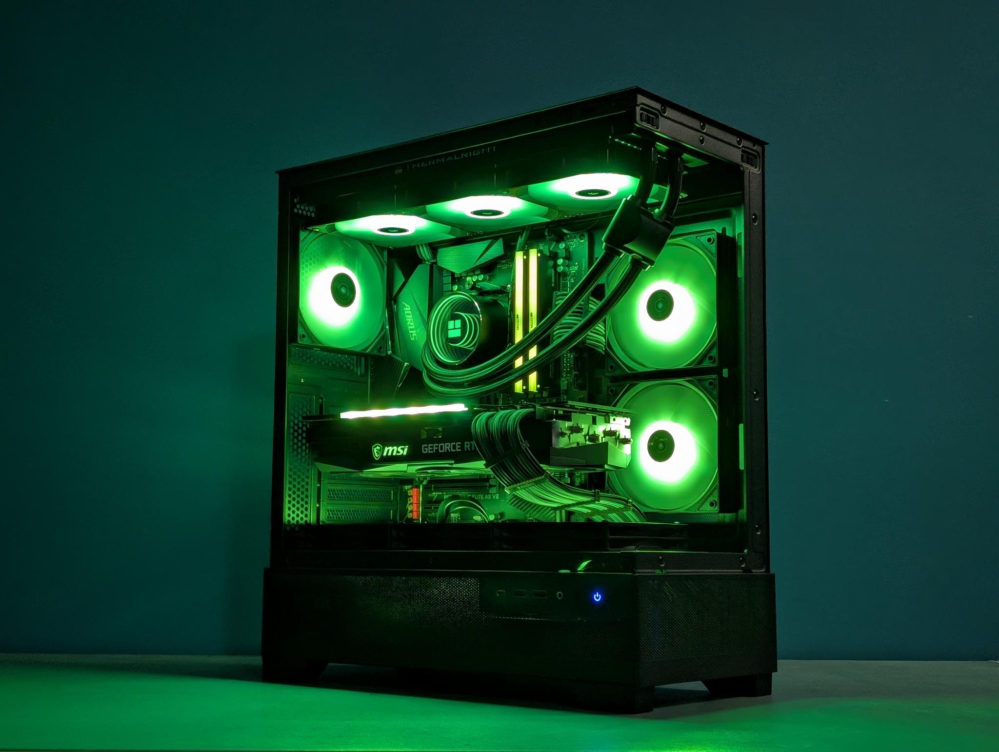 Panoramic RGB Gaming PC | RTX 3080 | Ryzen 7 5800XT | 32GB RAM