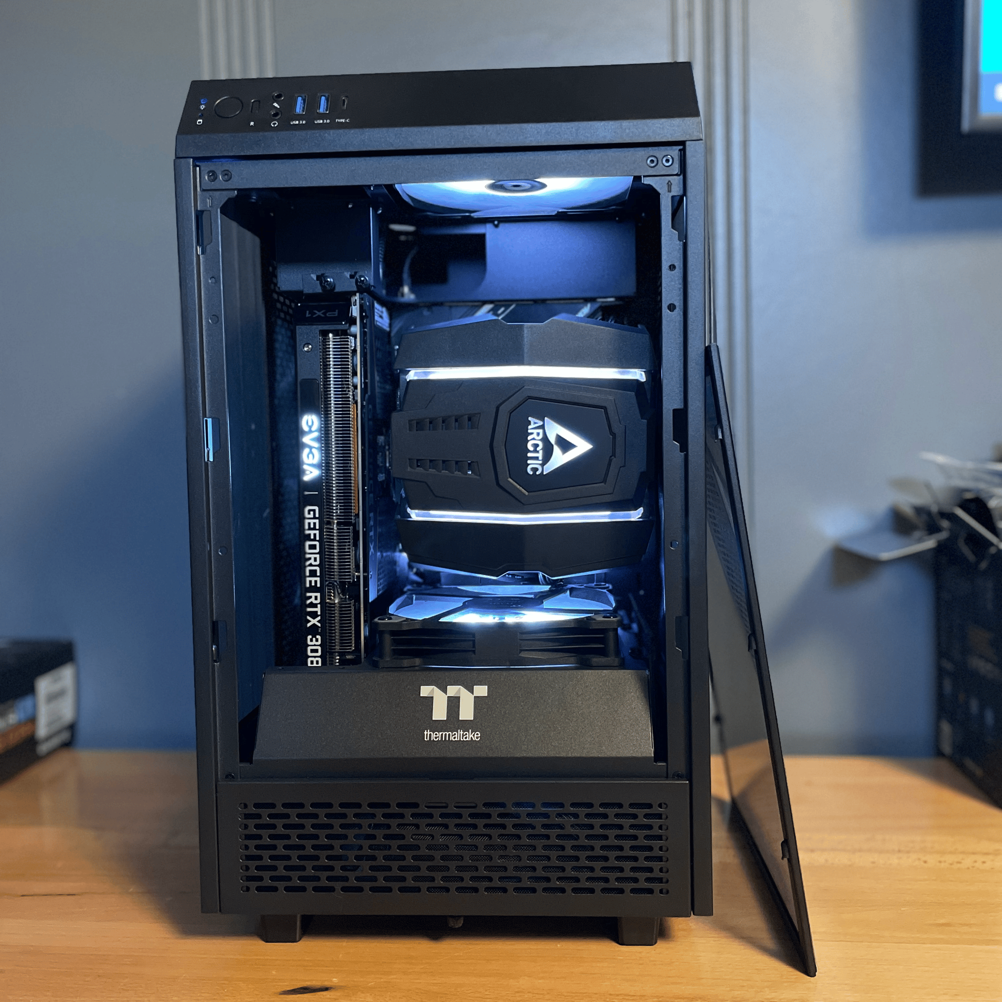 "ITXbox" 3080 Gaming PC w/ Intel 12400F, 32GB RAM, 2TB SSD, Windows 10 Pro