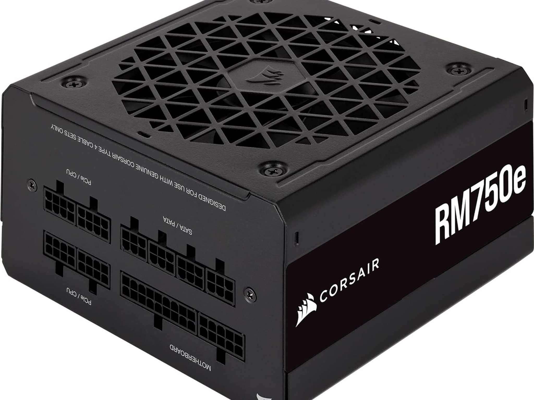 Corsair RM750e Fully Modular - ATX 3.0 & PCIe 5.0 Compliant - 80 Plus Gold Efficiency - Black