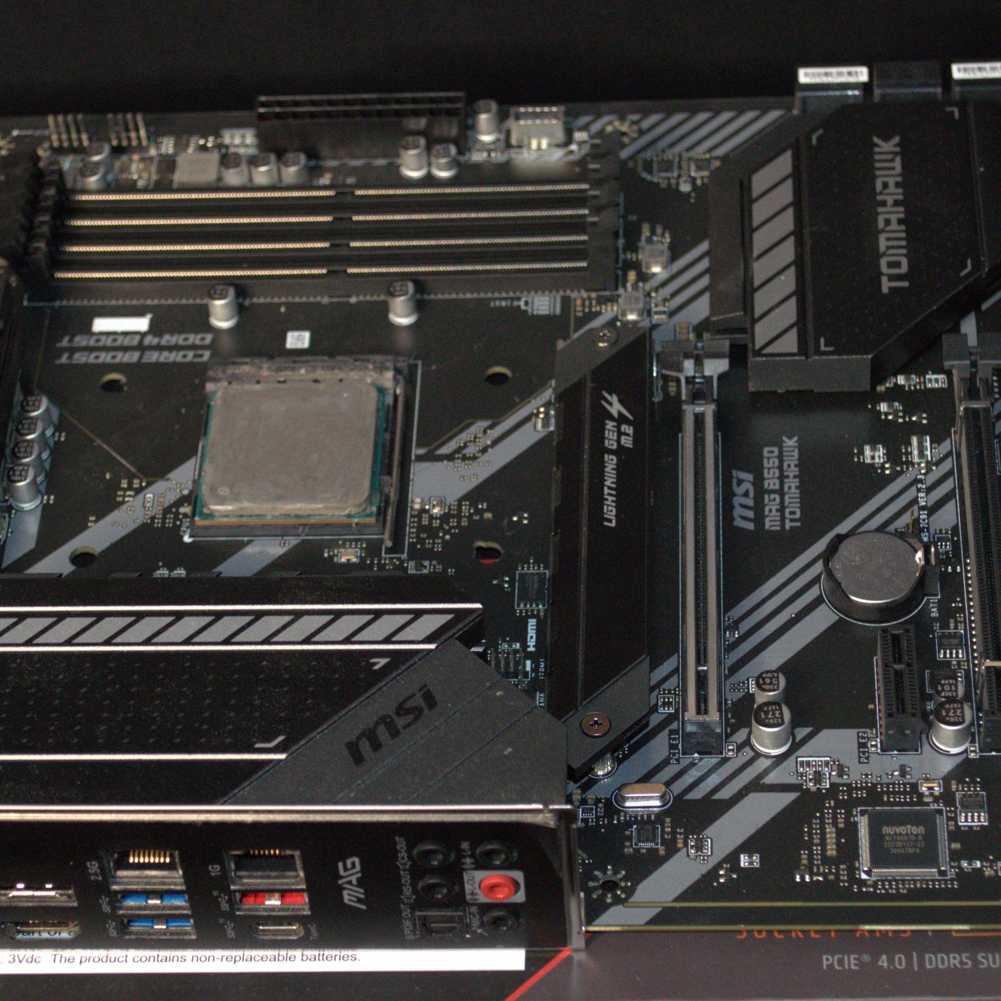 MSI MAG B550 TOMAHAWK ATX AM4 Motherboard – Great for Ryzen 5000 Builds