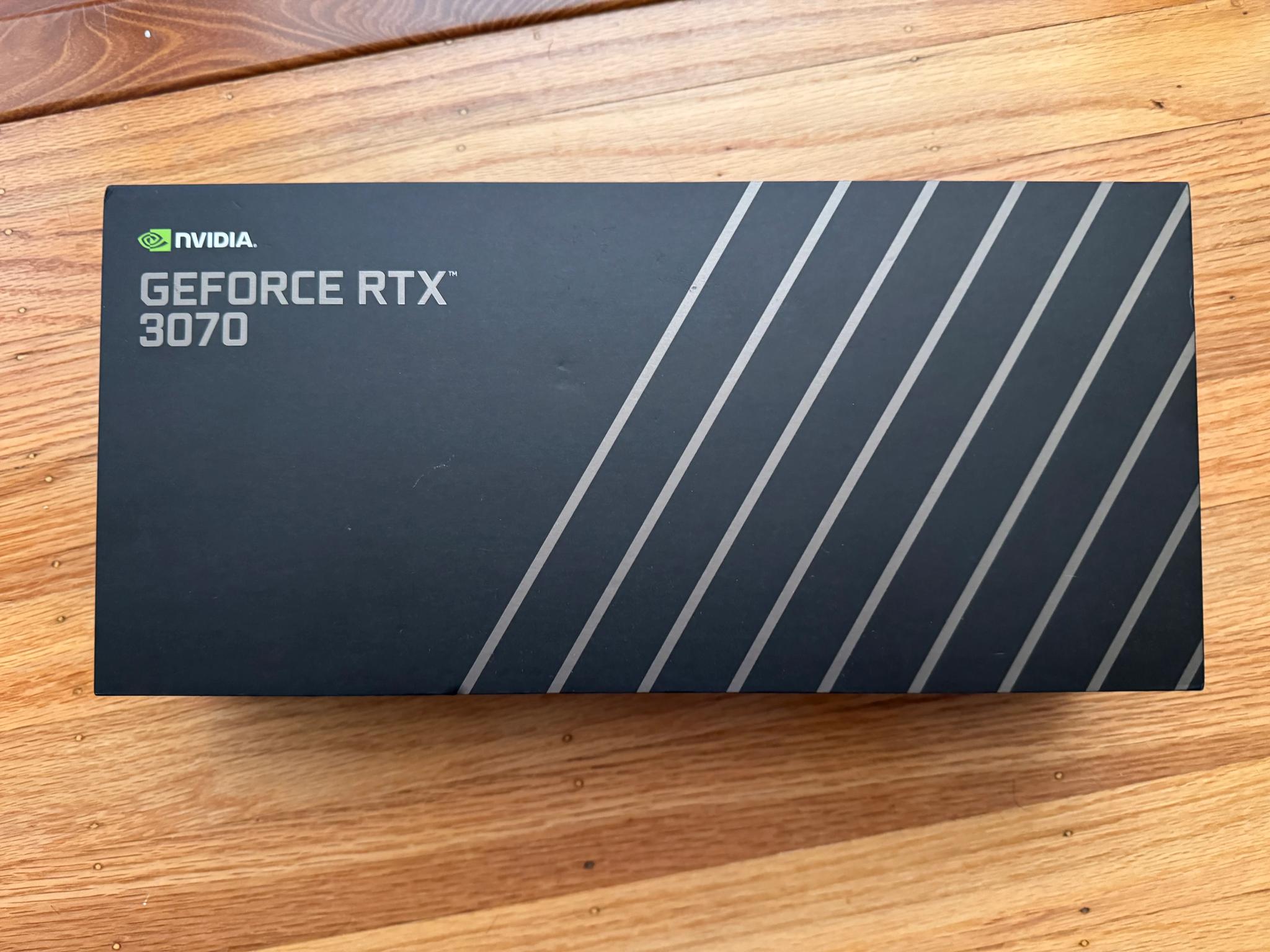 RTX 3070 Founders Edition (PRE-OWNED - EXCELLENT + BOX & 12-PIN ADAPTER)