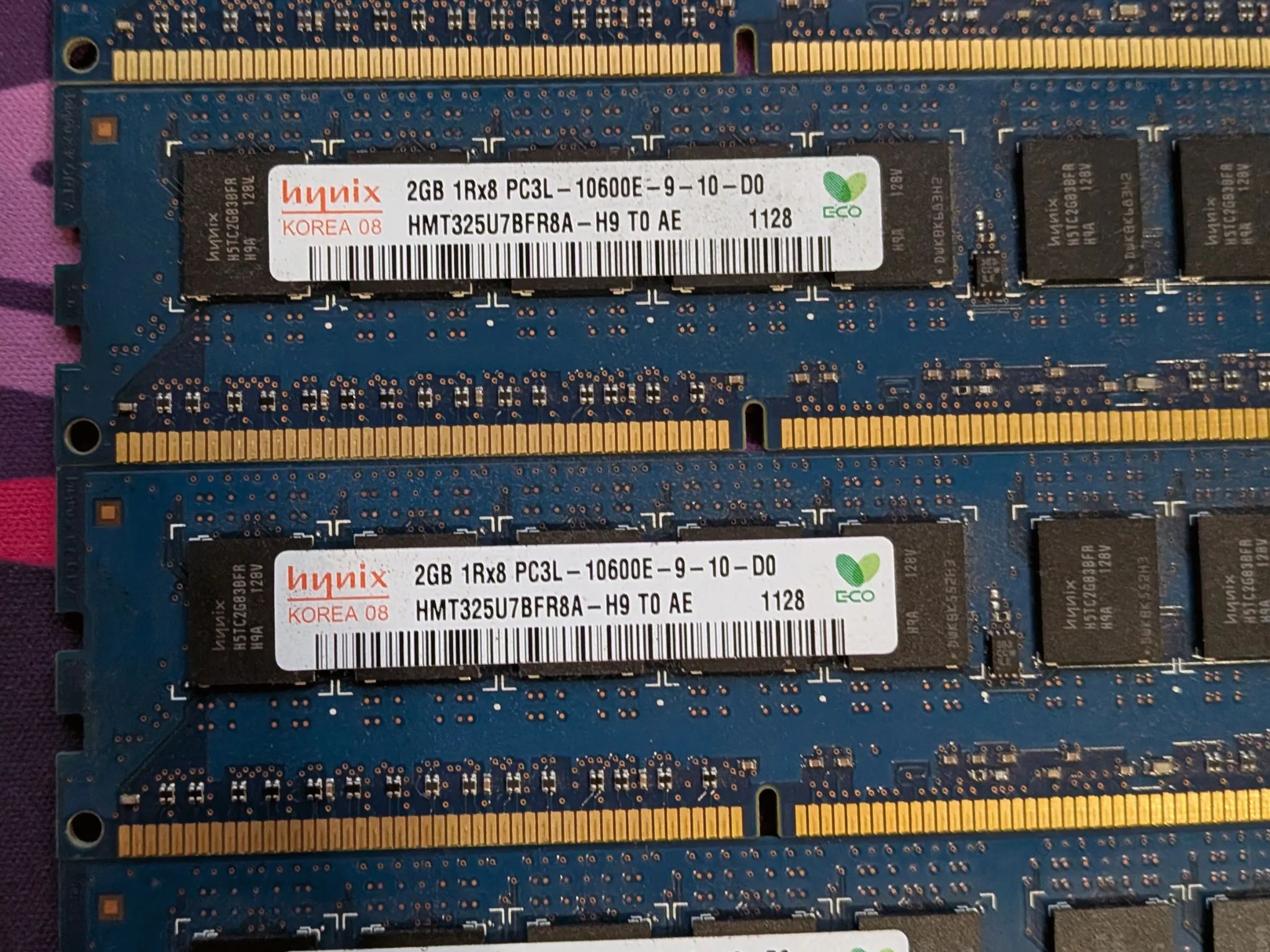 SK Hynix 12GB DDR3 1333MHZ Unbuffered ECC RAM (6 Sticks)