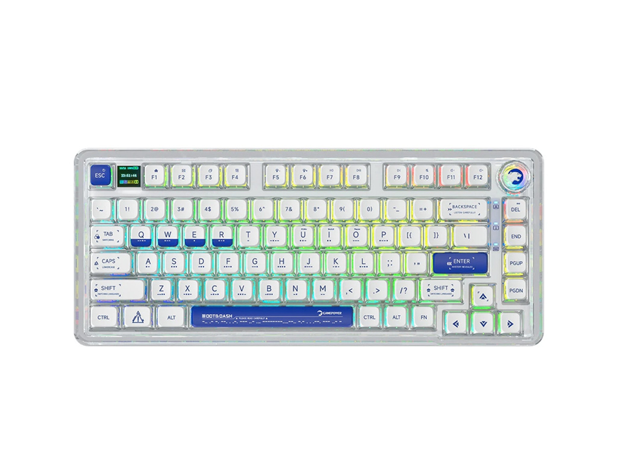 GAMEPOWER Gasket Pro X 75% Mechanical Gaming Keyboard (Precision-lubed/Oiled)
