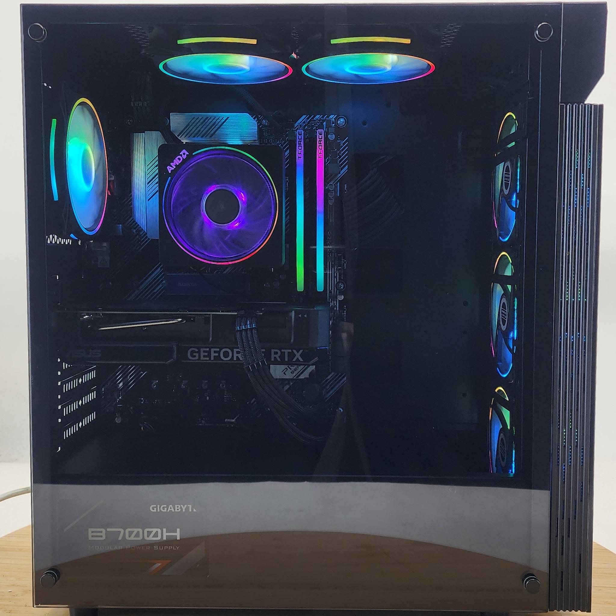 Gaming PC Ryzen 7 5800XT 32GB RAM 1TB SSD RTX 4060 8GB Windows 11 Computer