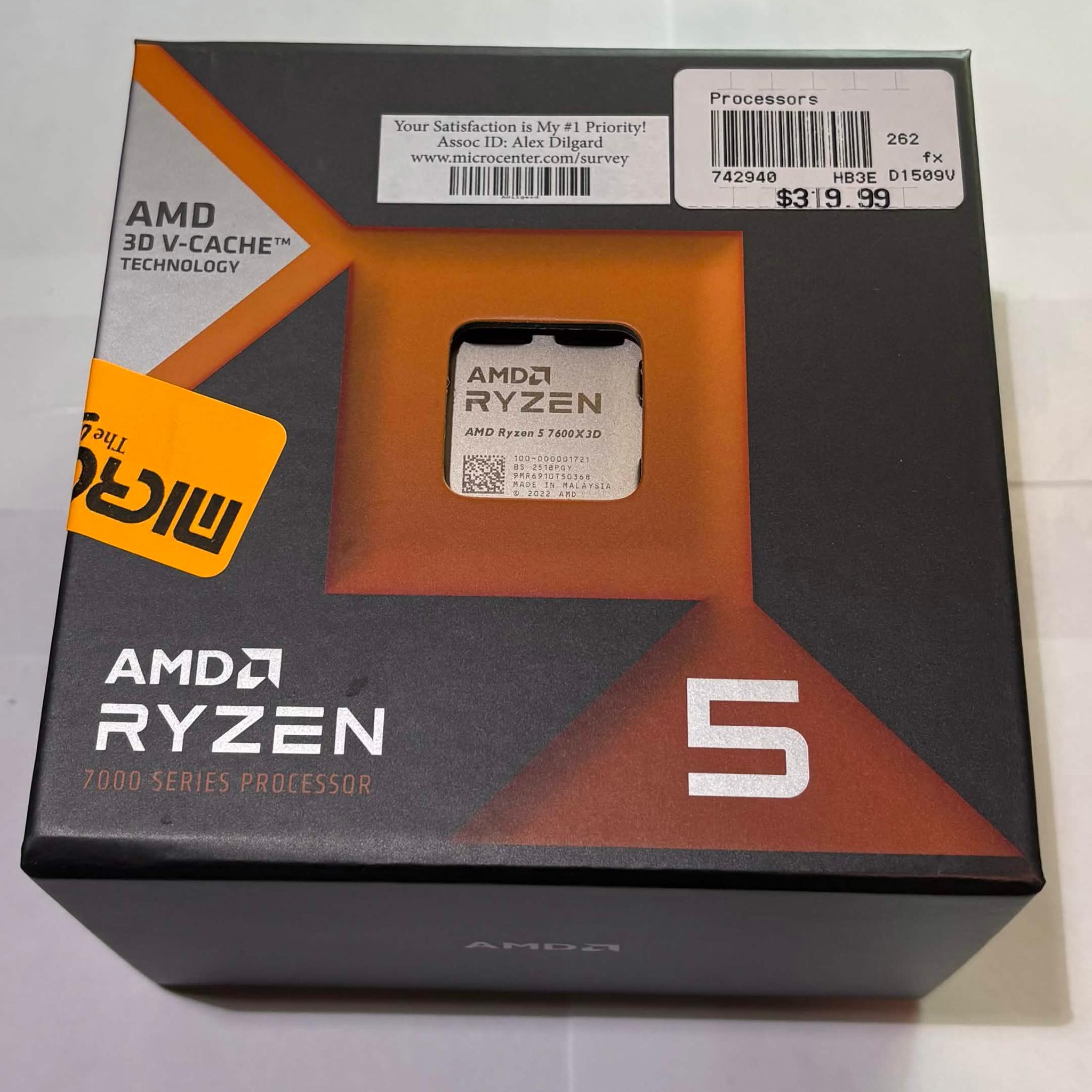 AMD Ryzen 5 7600X3D