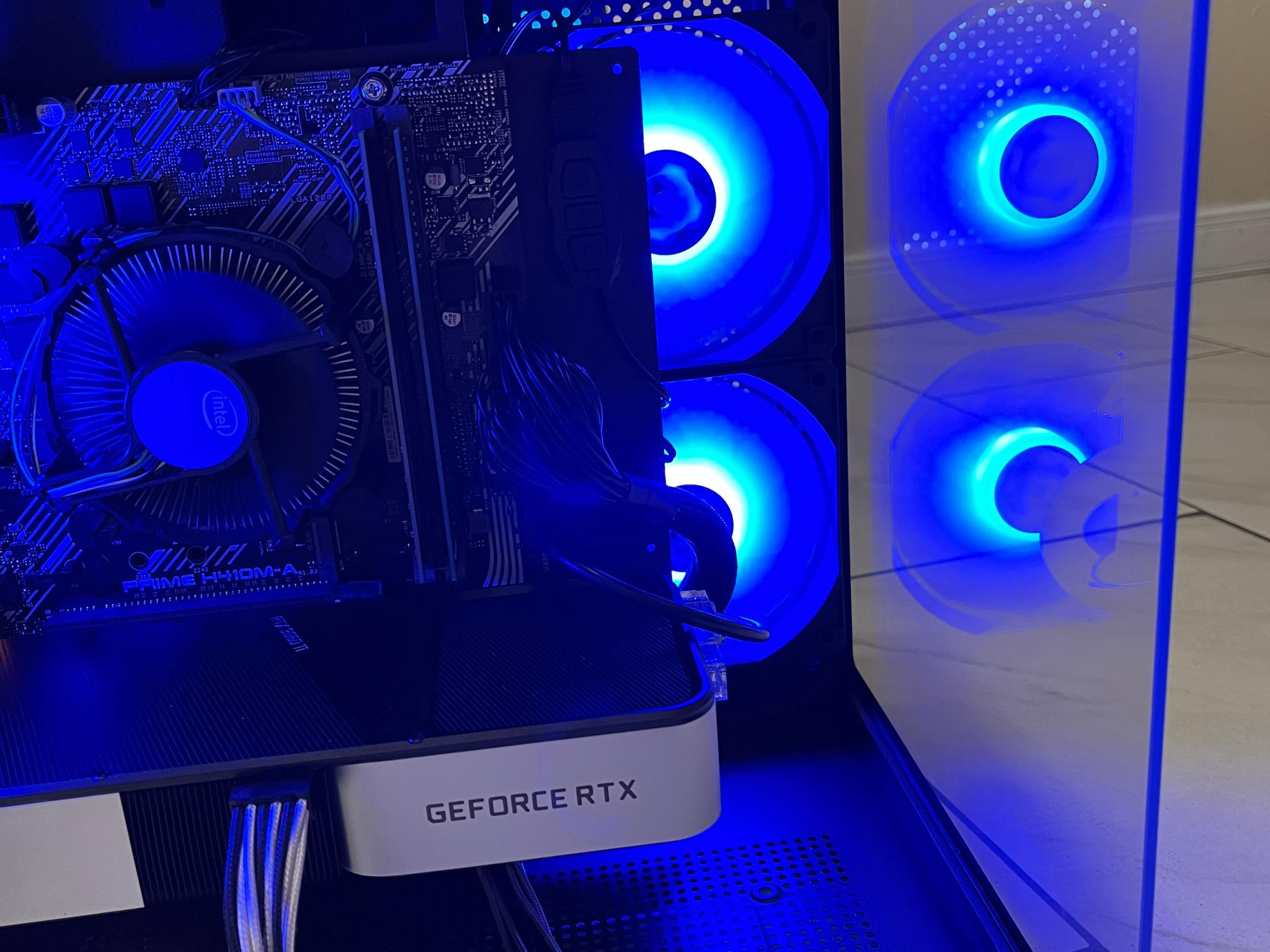 🟠🔥NVIDIA RTX 3060 Ti, Intel i5-10400, 16GB RAM, 1TB SSD, High Performance RGB Gaming PC w/ Remote