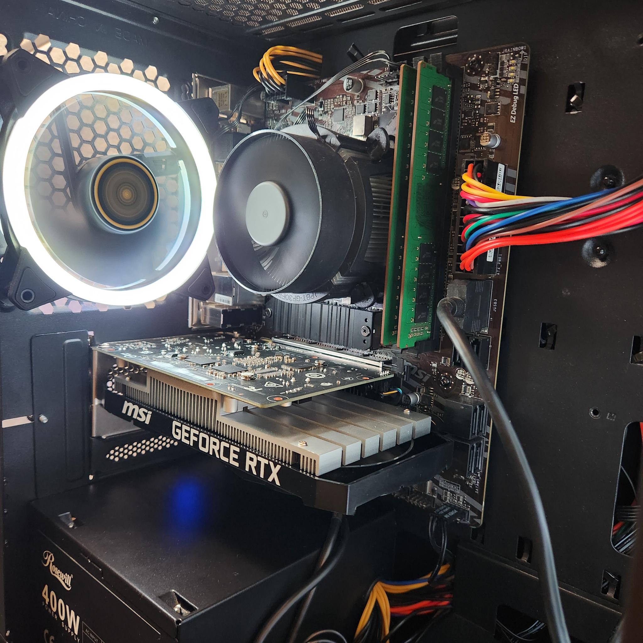 "Budget ESport PC" RTX 3050 6GB | Intel I3 10100f | 16GB DDR4 | 500gb SSD | WIFI