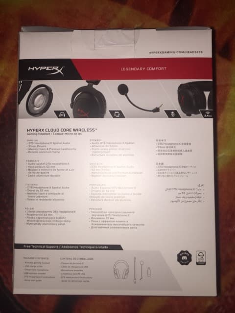 HyperX Cloud Core – Wireless Gaming Headset for PC