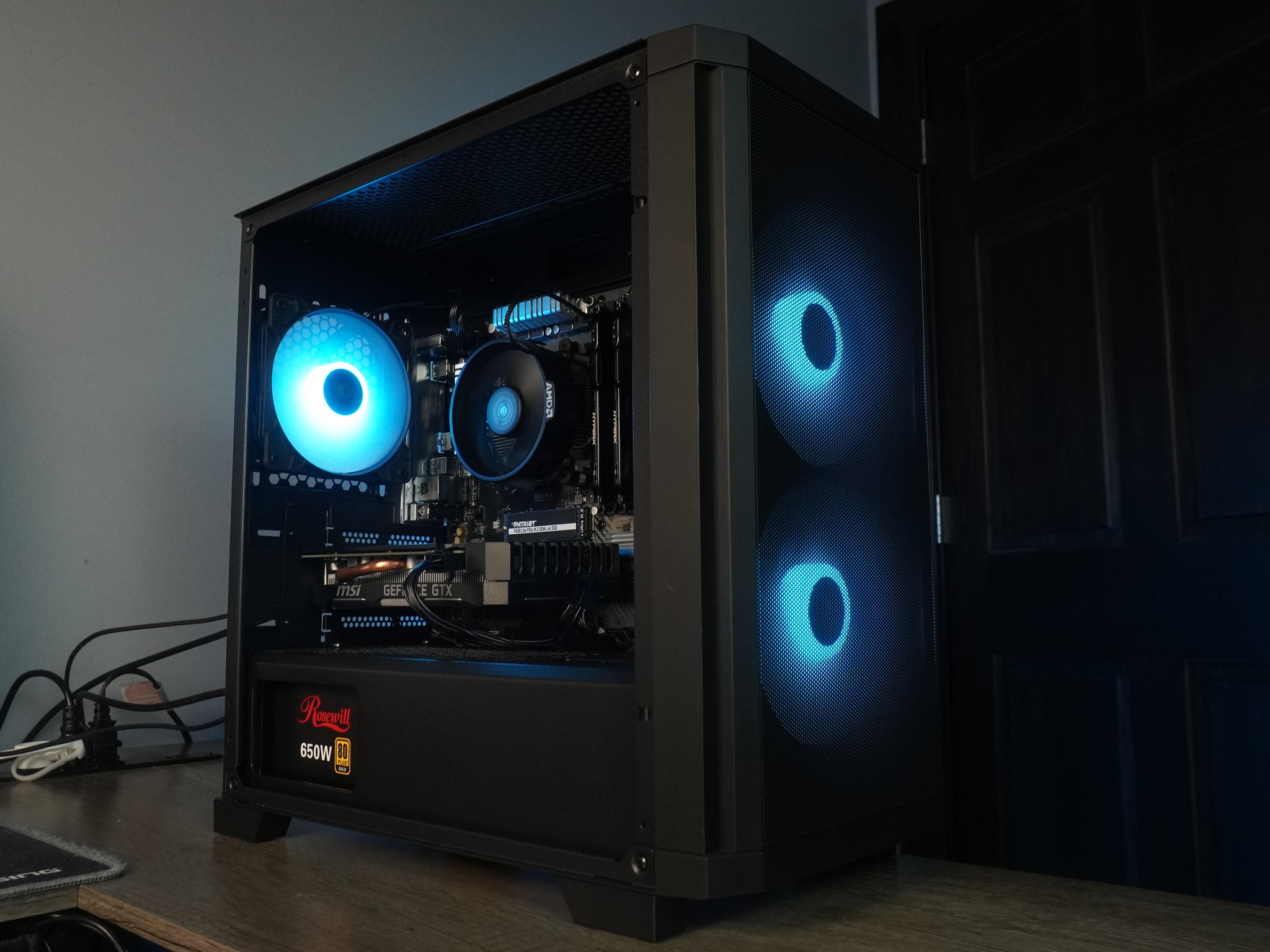 🖤STEALTH🖤 1080p GAMING MACHINE 💚GTX 1660 Super 🧡 Ryzen 5 5500 | 16GB | 500GB | WIFI