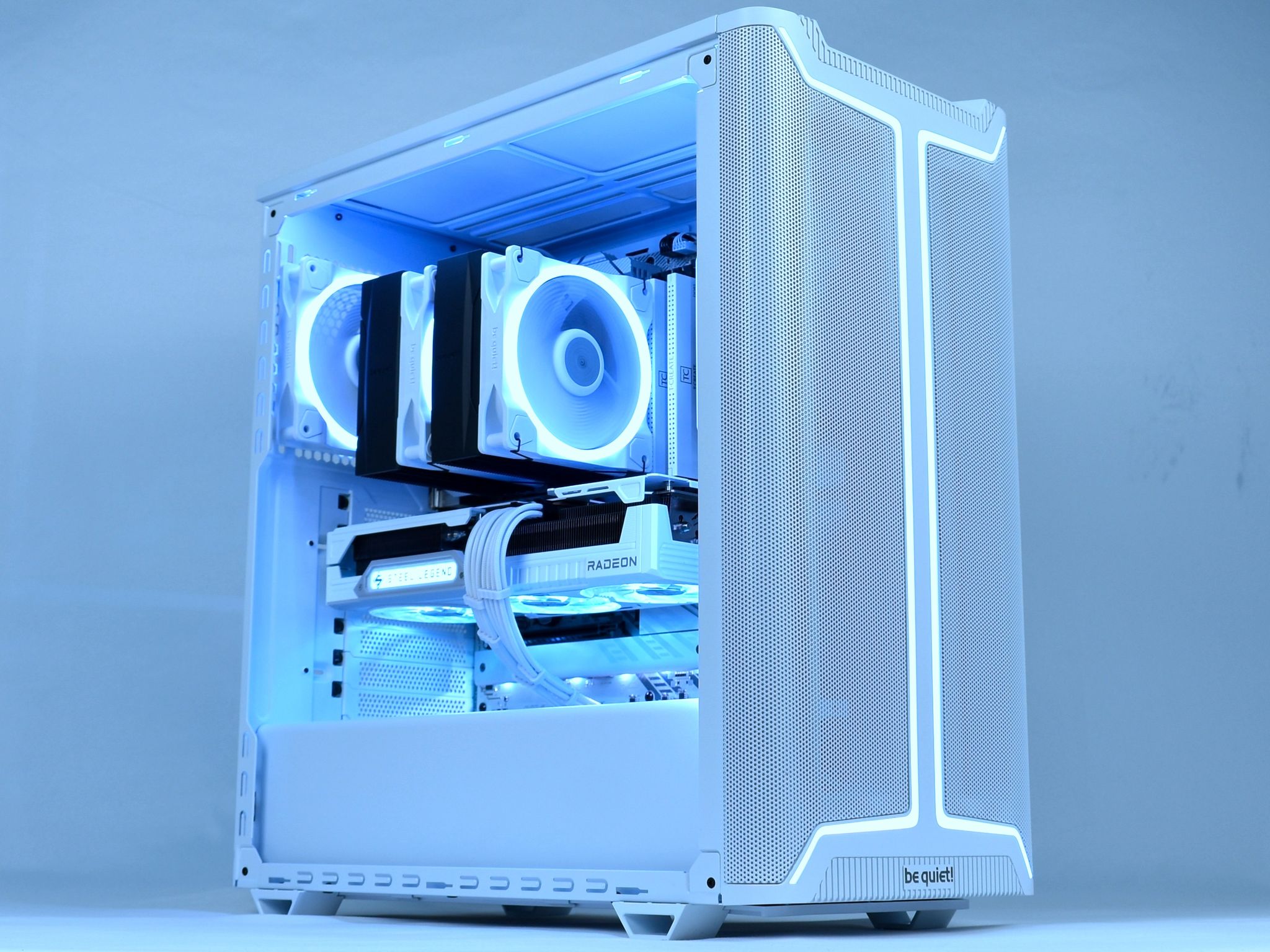 🦉❄️WHITE OWL❄️🦉 28Db idle/32Db load - be quiet! 1440p/4K Gaming PC | Ryzen 7800X3D, RX 9070 XT |