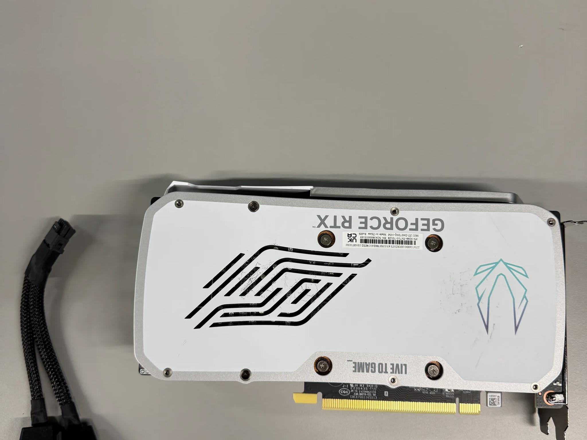 Zotac RTX 4070 Super Twin Edge White