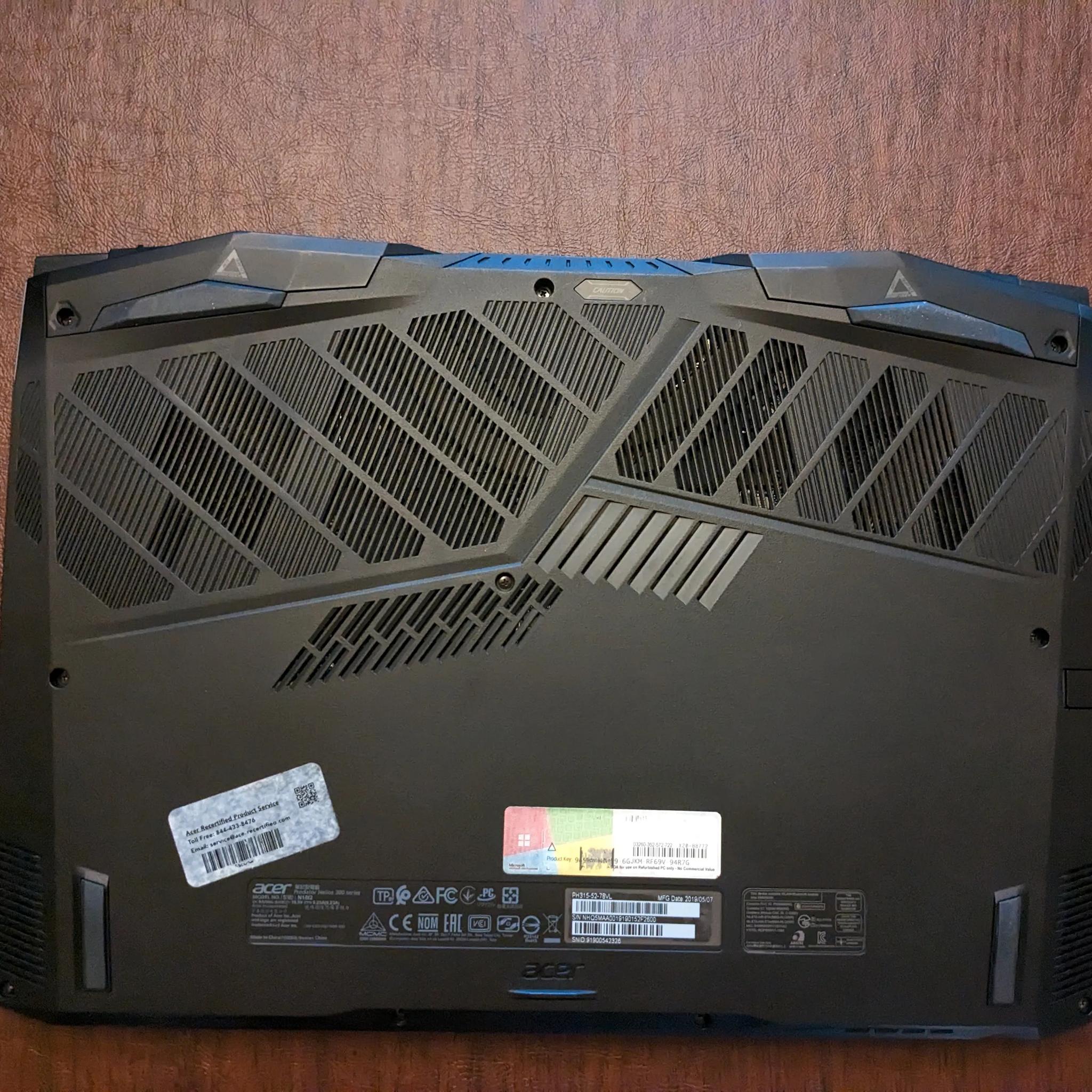 Acer Helios 300 1660ti Mint Condition