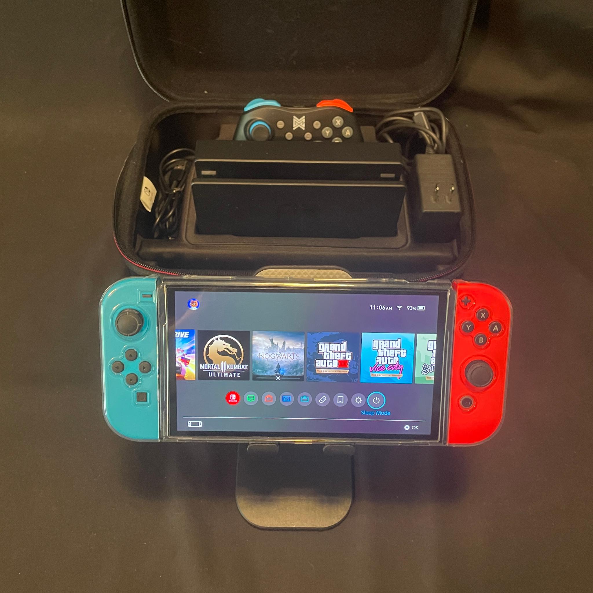 Nintendo Switch OLED With Controller And Accessories