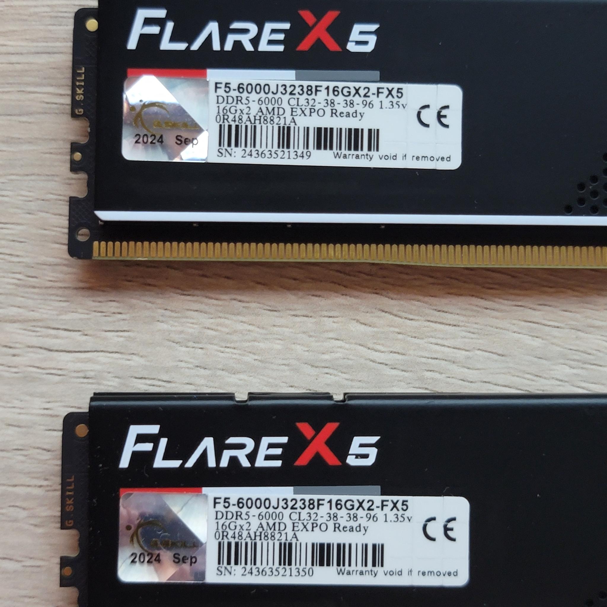 G.Skill Flare X5 Series 32GB DDR5-6000 CL32 (2x16GB)