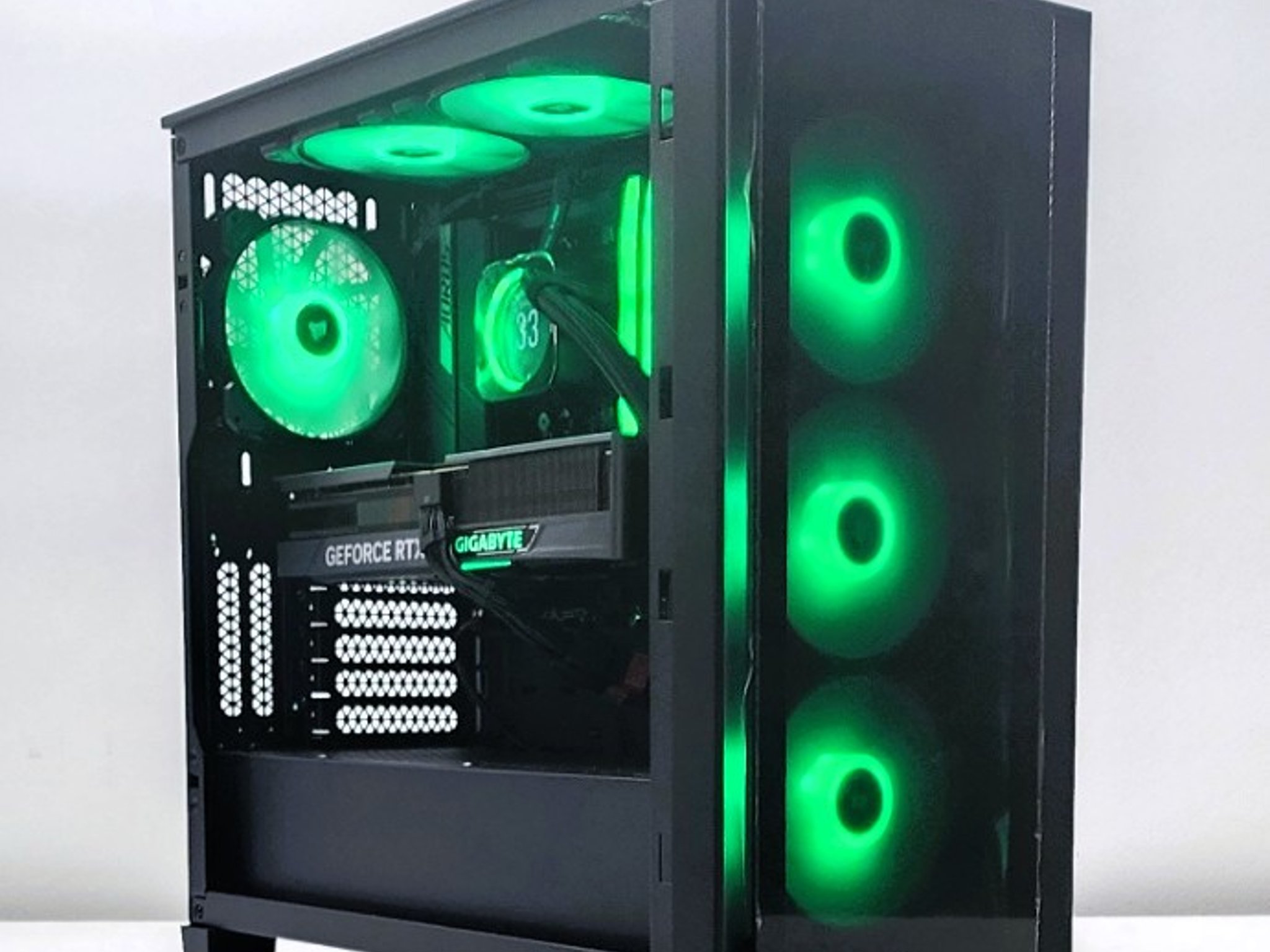 NEW Corsair Liquid Cooled 1440P Gaming PC - 7600X - 4070Ti