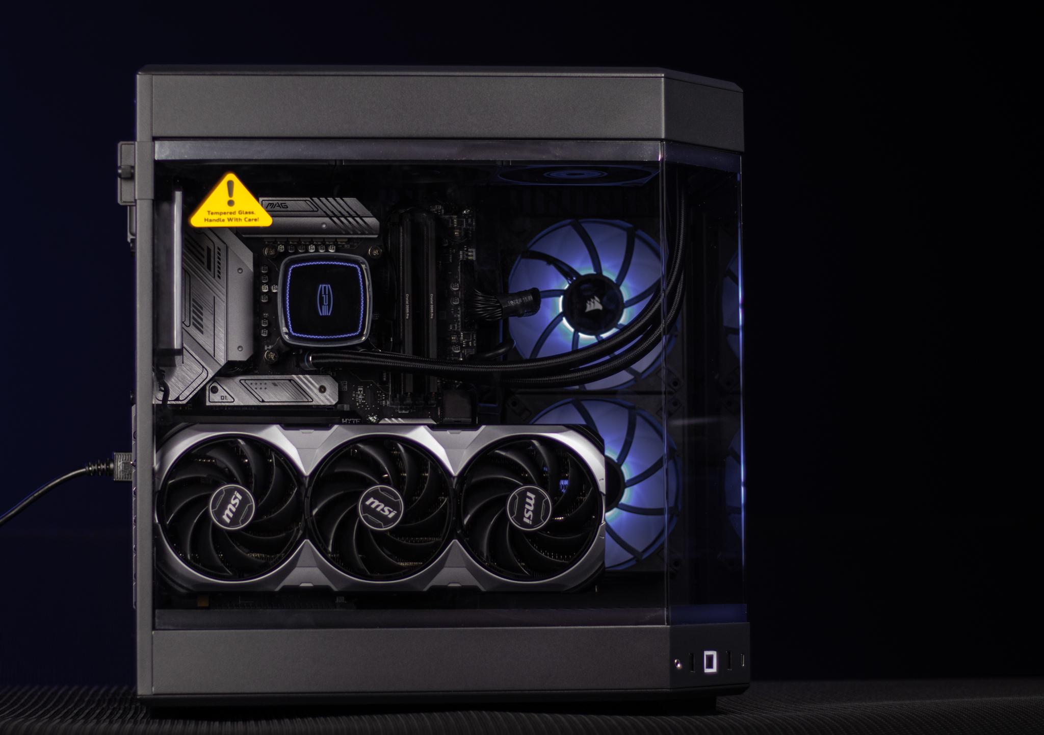 “CorpoSteel” RTX 4080 Super I9 14900K 64GB Windows 11 2TB Workstation Gaming PC