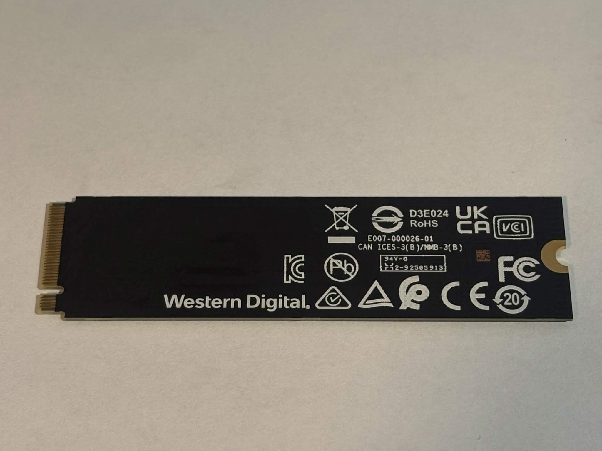 Western Digital WD Blue SN580 1TB PCIe 4.0 NVMe M.2 SSD – 100% Health – Tested