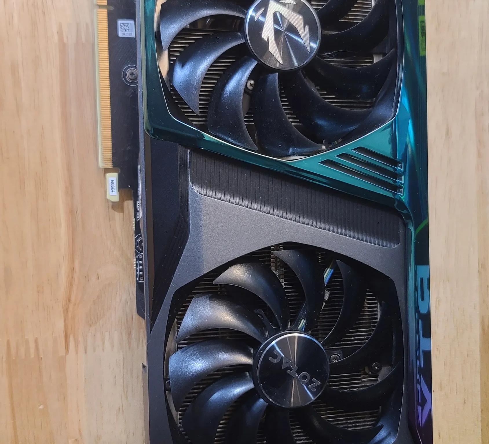 Zotac Nvidia RTX 3070 8GB Amp Holo Twin Fan Graphics Card