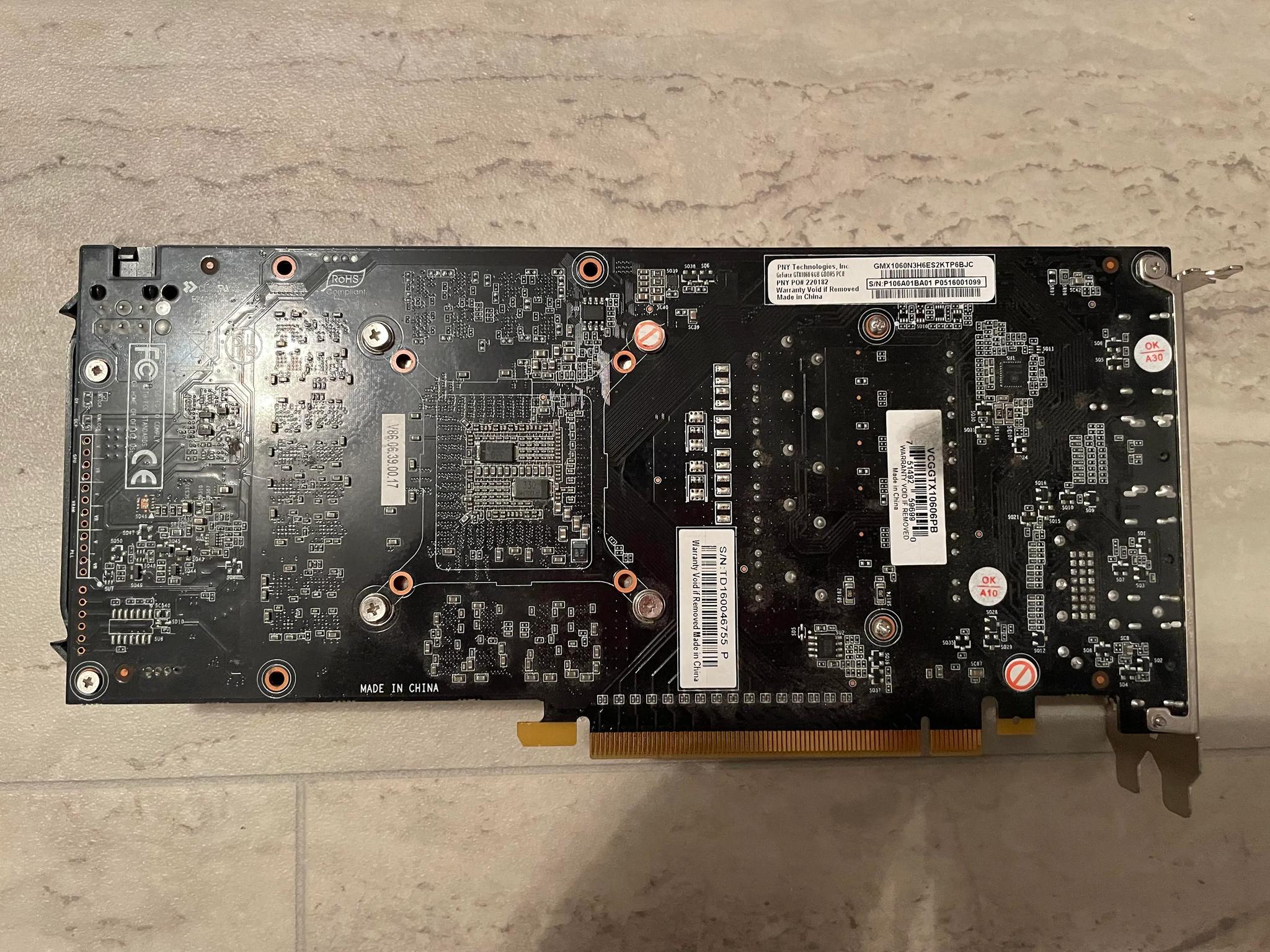 PNY GTX 1060 6GB