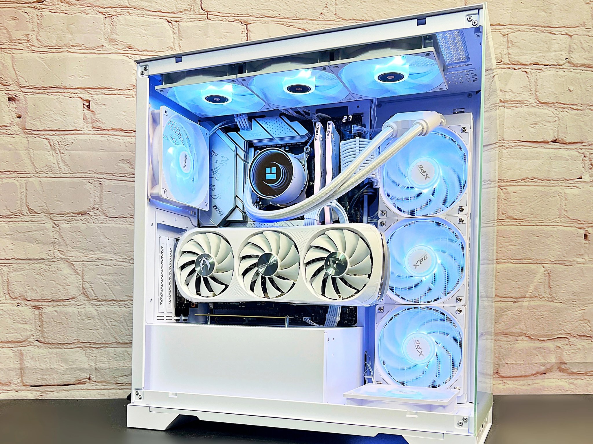 Intel 13600K RTX 4070 TI Super 32GB DDR5 2TB M.2 SSD Wifi 6E Bluetooth Win 11 Pro Gaming PC