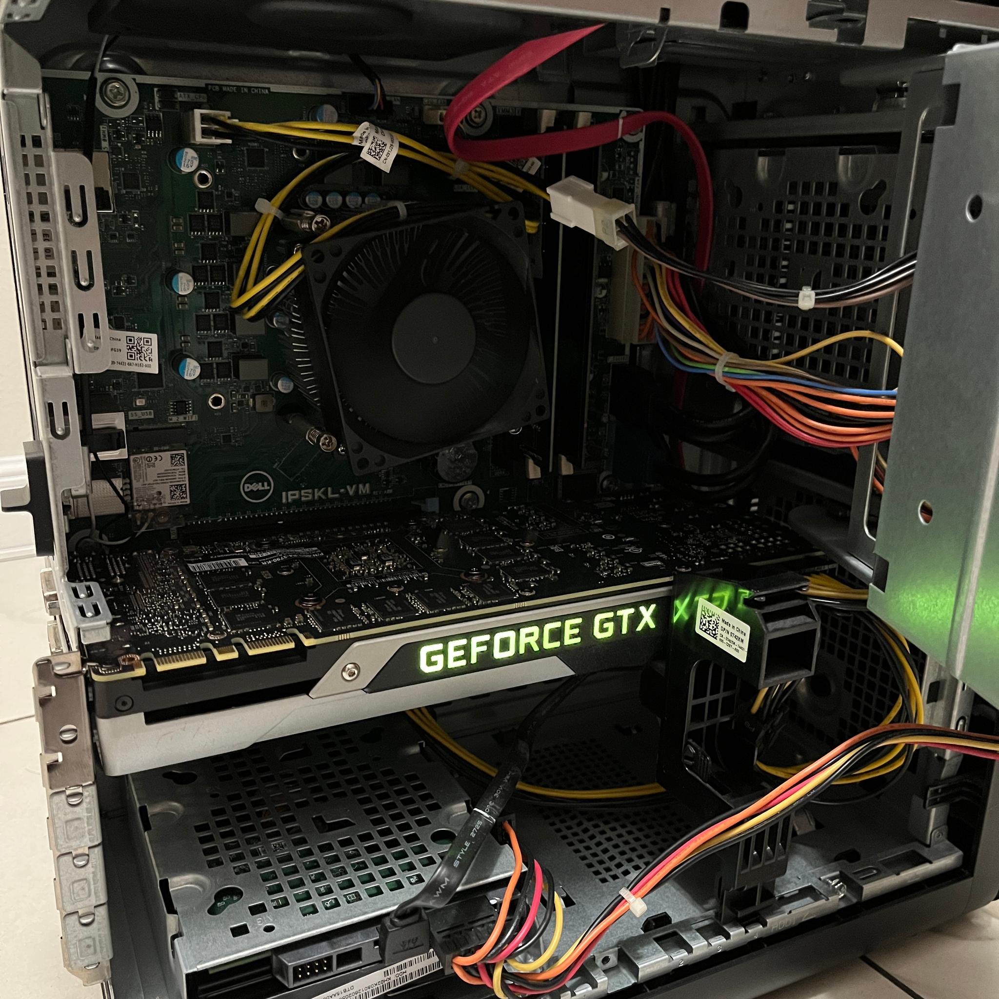NVIDIA GTX TITAN Black 6GB, Intel i7-6700, 12GB RAM, 2.1 TB Storage, Dell Gaming PC w/ Wi-Fi & BT