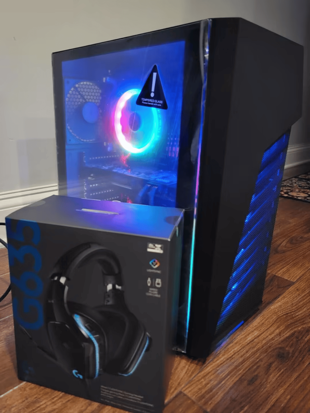 GAMING PC INTEL i5 AMD R9 270X 2GB 16GB RAM 256GB SSD + 1TB HDD W10 BUNDLE WIFI