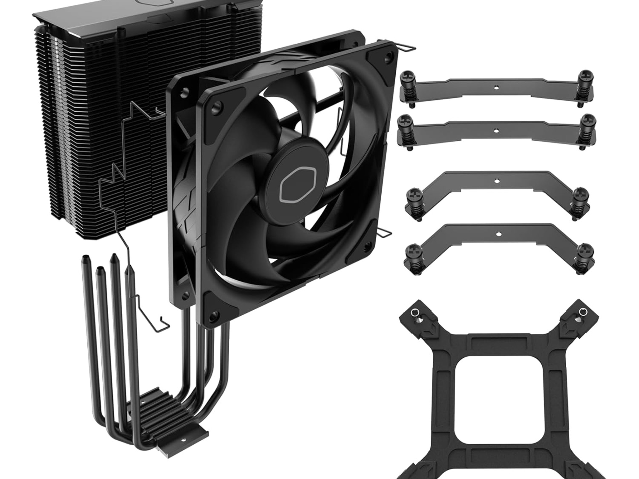 Cooler Master Hyper 212 Black CPU Air Cooler – 120mm High Performance PWM Fan